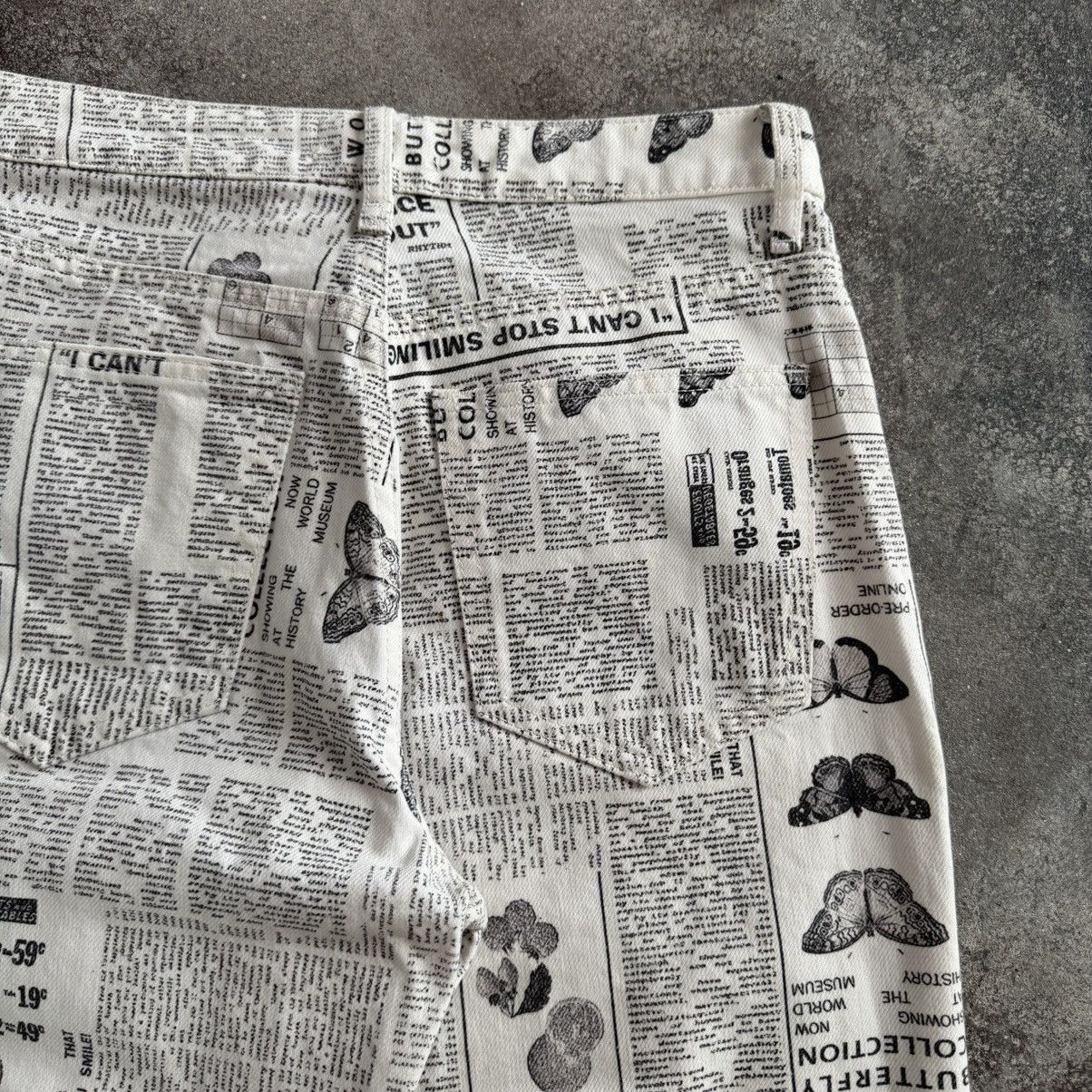 20471120 × Japanese Brand Gazette Printed Y2K Vintage Pants (inspired John galliano) Size 27" / US 4 / IT 40 - 14 Thumbnail