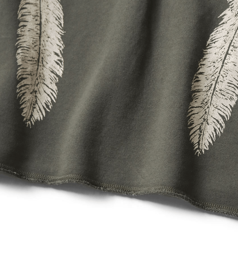 Kapital Feather Cord Catfish Hooded Sweatshirt (Feather pt) Khaki Size US L / EU 52-54 / 3 - 8 Thumbnail