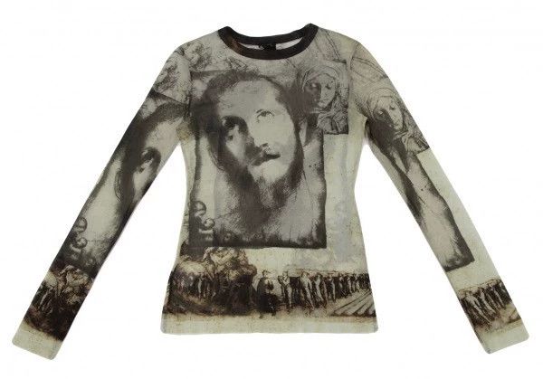 Jean Paul Gaultier Jean Paul Gaultier Portrait gauze clothing Size US M / EU 48-50 / 2 - 1 Thumbnail