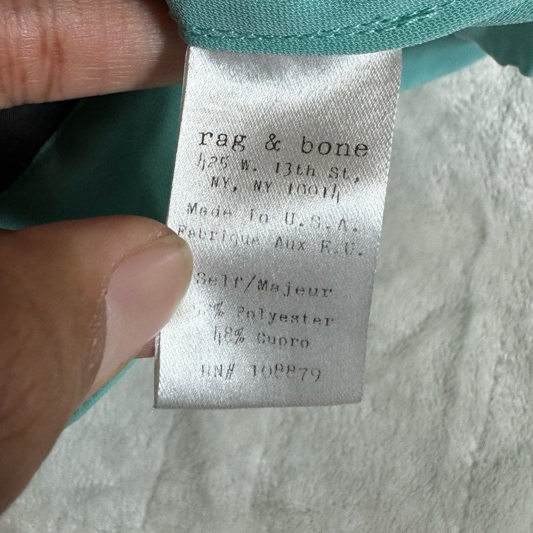 Rag & Bone Rag & Jess Teal Shorts Silk Blend Casual Women’s Size 2 USED Size 26" / US 2 / IT 38 - 4 Thumbnail