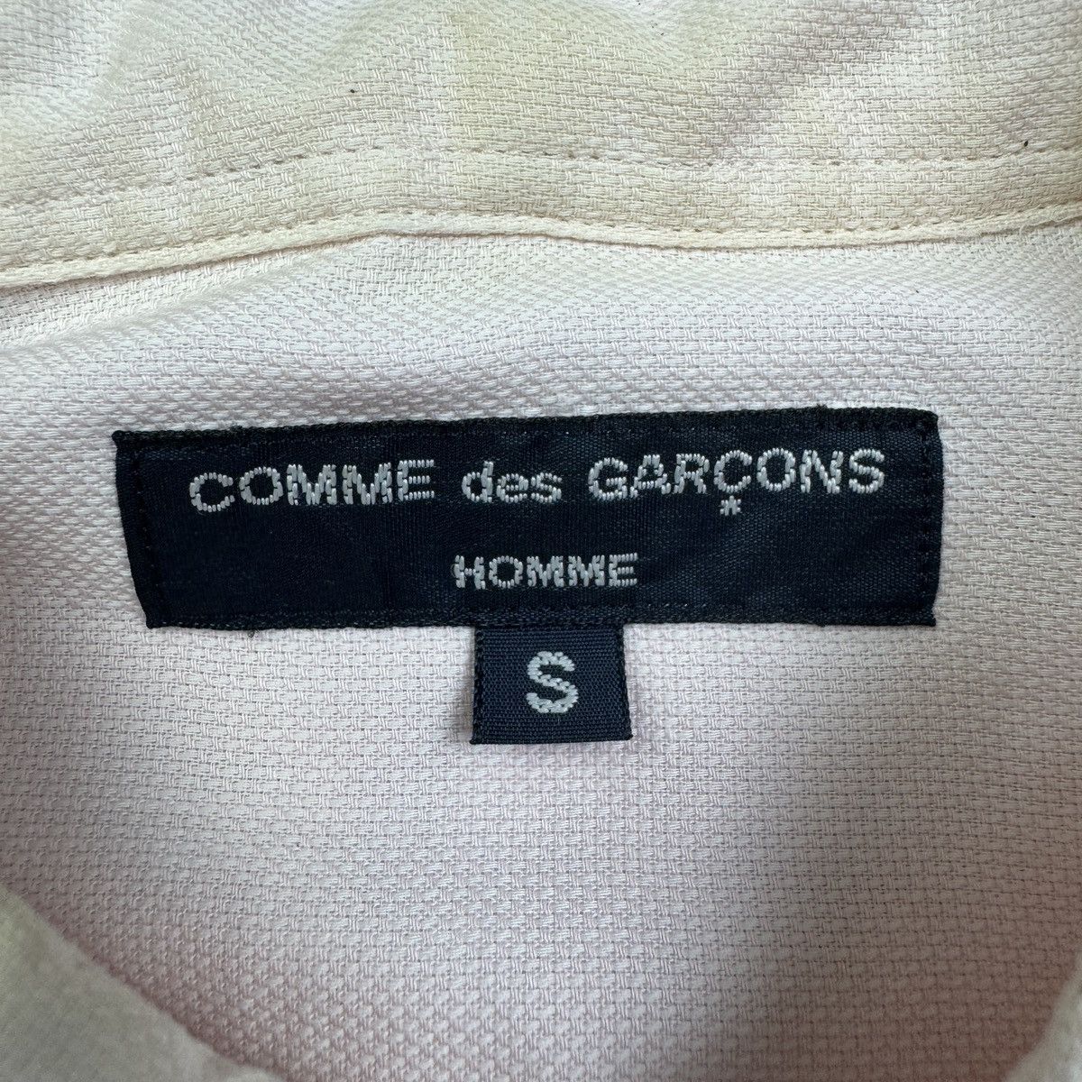 Comme des Garcons Comme des Garcons Homme Distressed Collar Shirt Size US S / EU 44-46 / 1 - 9 Thumbnail