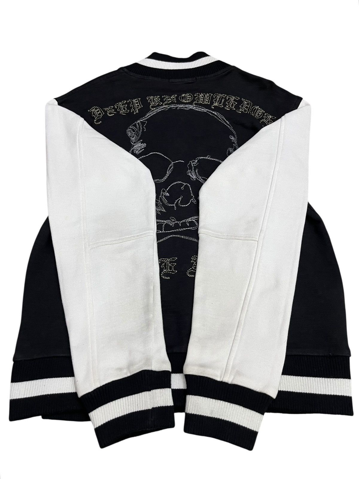 In The Attic 💀Vtg IN THE ATTIC Punk Varsity Jacket Death Brothers Skull Size US M / EU 48-50 / 2 - 10 Thumbnail