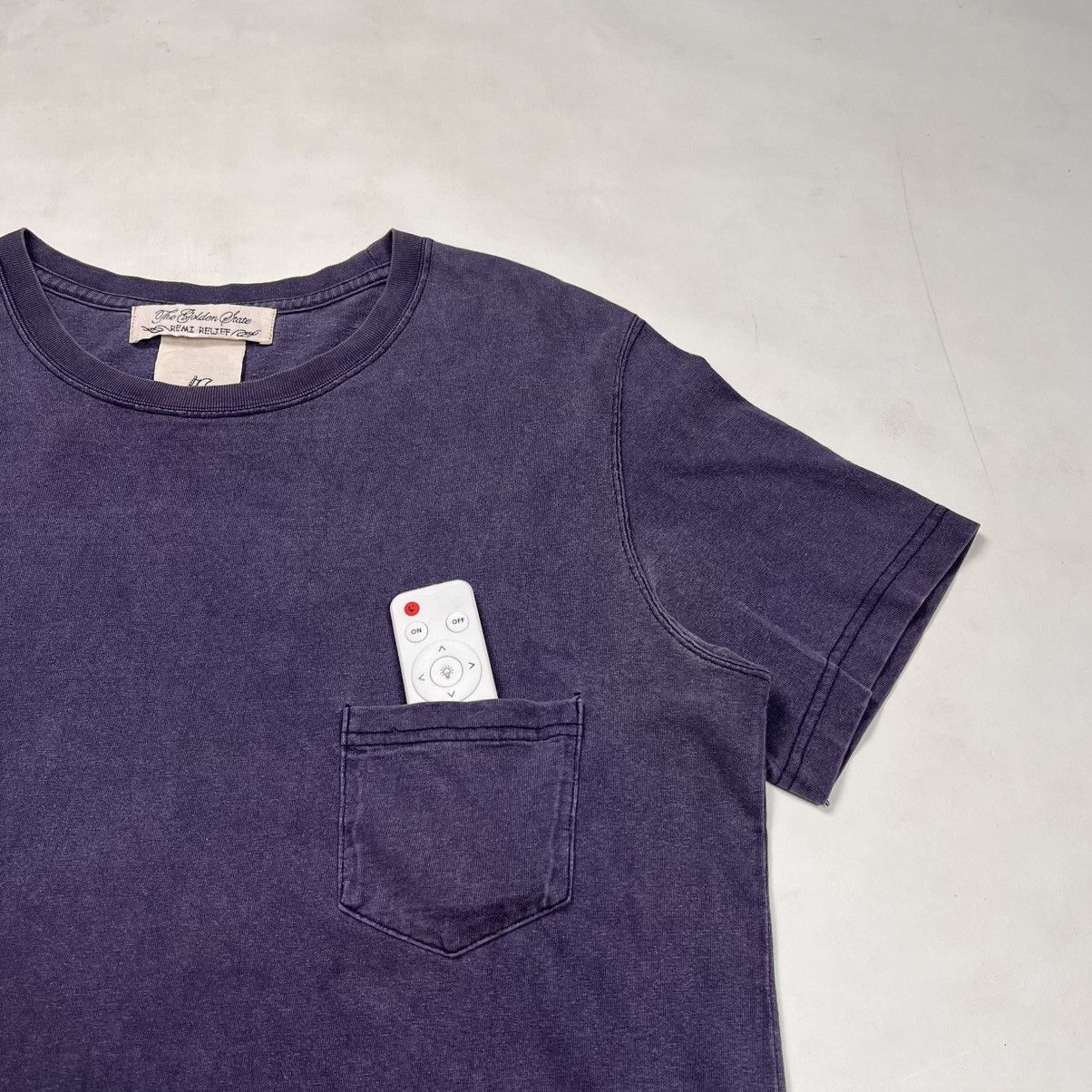 Remi Relief Washed Vintage Remi Relief Pocket T-Shirt Size US L / EU 52-54 / 3 - 4 Thumbnail