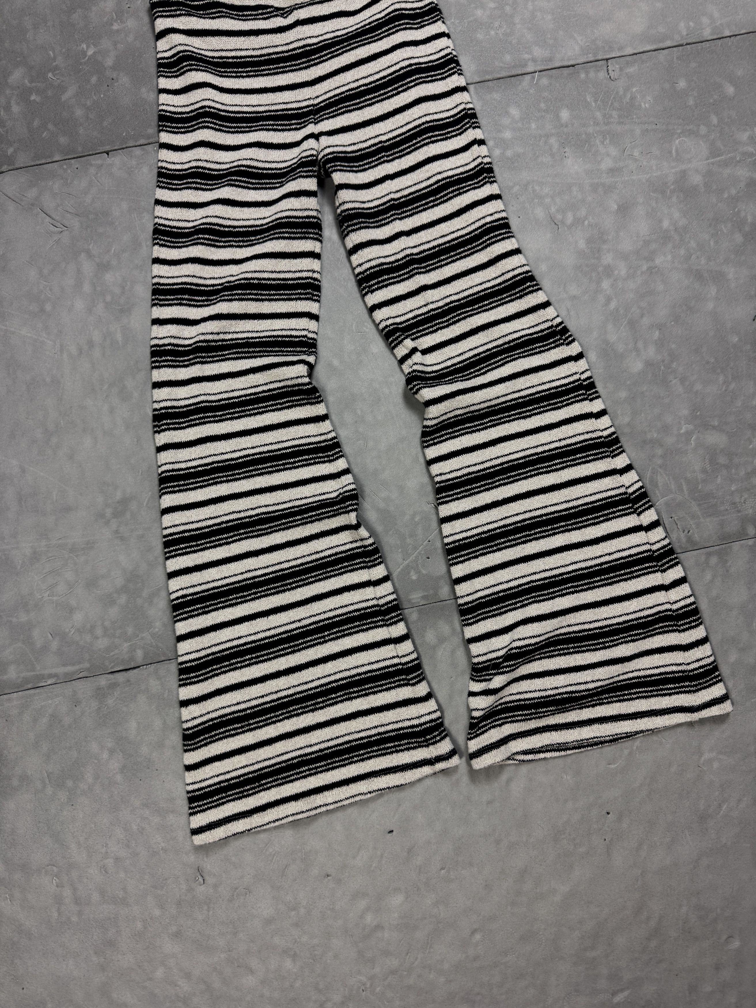 Bershka Bershka knit cozy pants striped summer home basic Size 27" / US 4 / IT 40 - 9 Thumbnail