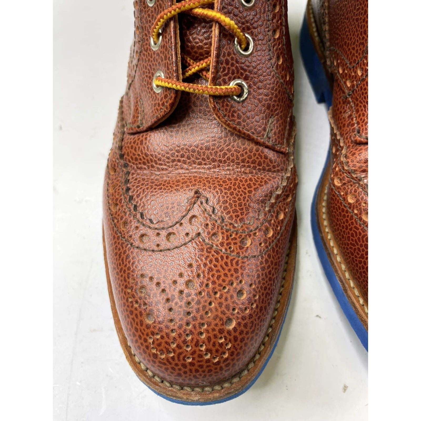 Mark McNairy VINTAGE Mark McNairy Bootie Boots Leder Scotch Grain Braun Unisex US 8 UK 6 Leather Upper Leather Brown 40.5 40 40,5 Saucony? Size US 8 / EU 41 - 5 Thumbnail
