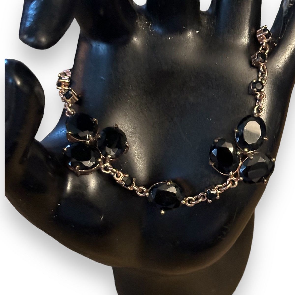 J.Crew J. Crew black stone chain bracelet Size ONE SIZE - 2 Thumbnail
