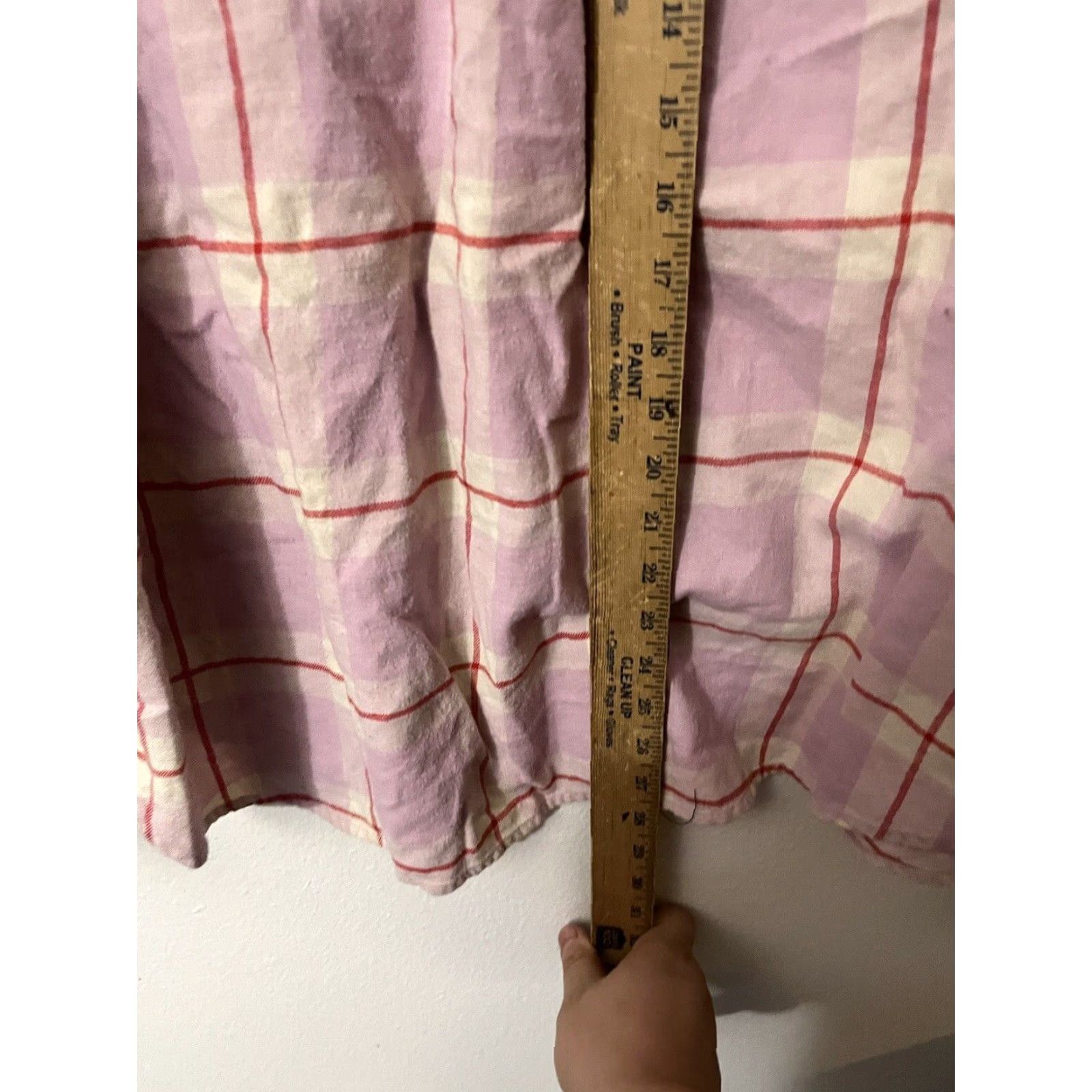 Levi's Levi's Button Up Shirt Womens XL Pink Plaid Collared Long Sleeve Pocket Casual Size XL / US 12-14 / IT 48-50 - 4 Thumbnail