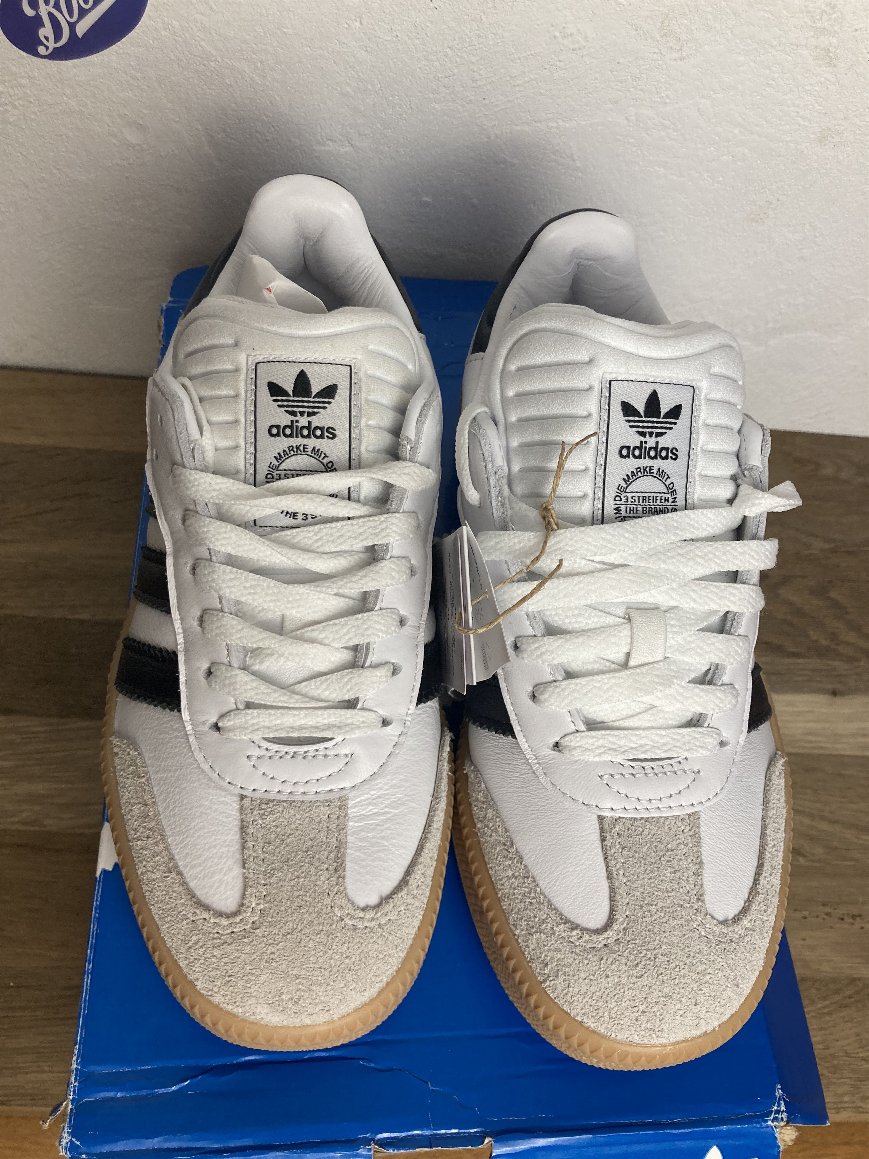 Adidas Womens Adidas sambae xlg US 6 Leather Like New EU 38.5 Size US 6 / IT 36 - 4 Thumbnail