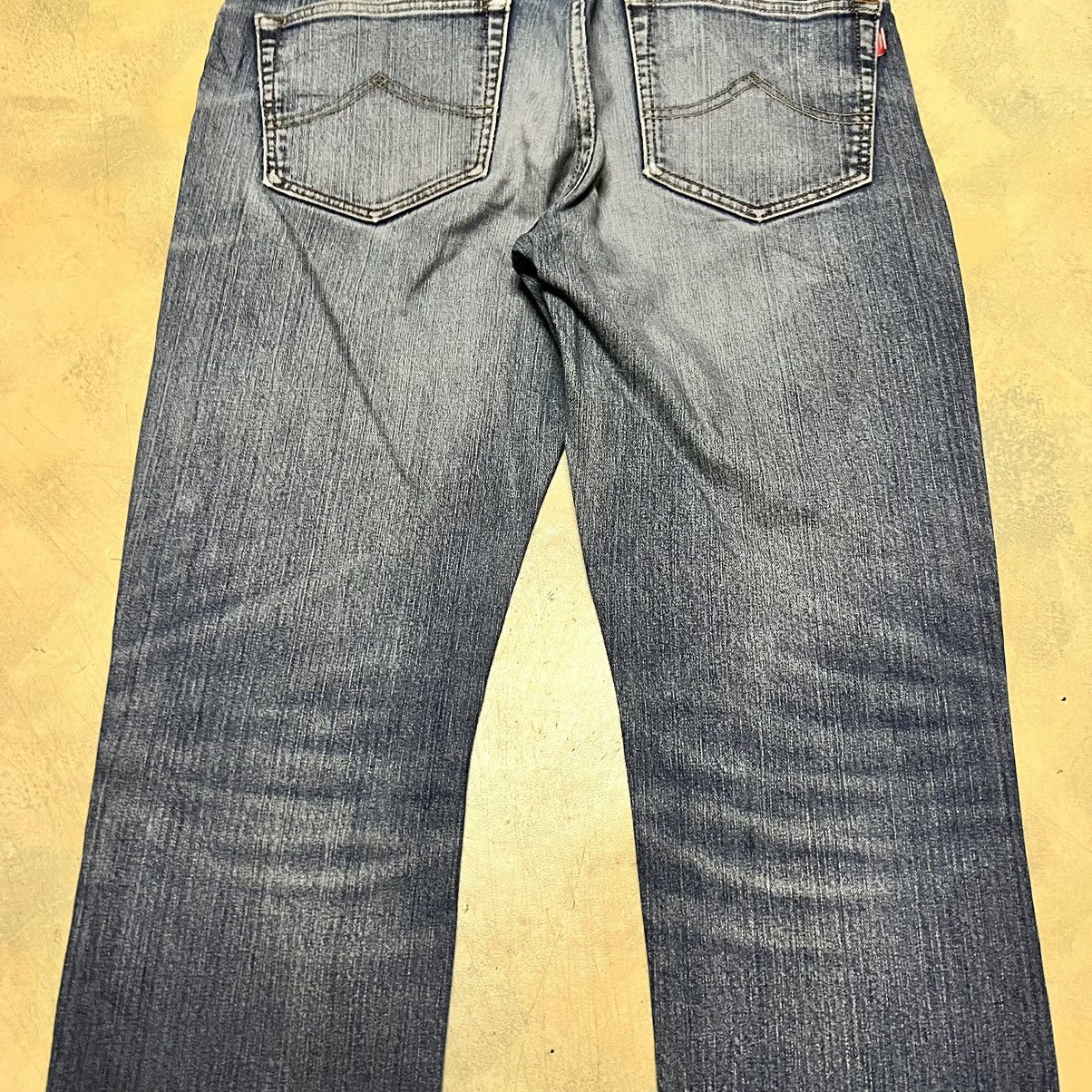 Japanese Brand Vintage Bobson Distressed Blue Denim Jeans Size US 34 / EU 50 - 16 Thumbnail