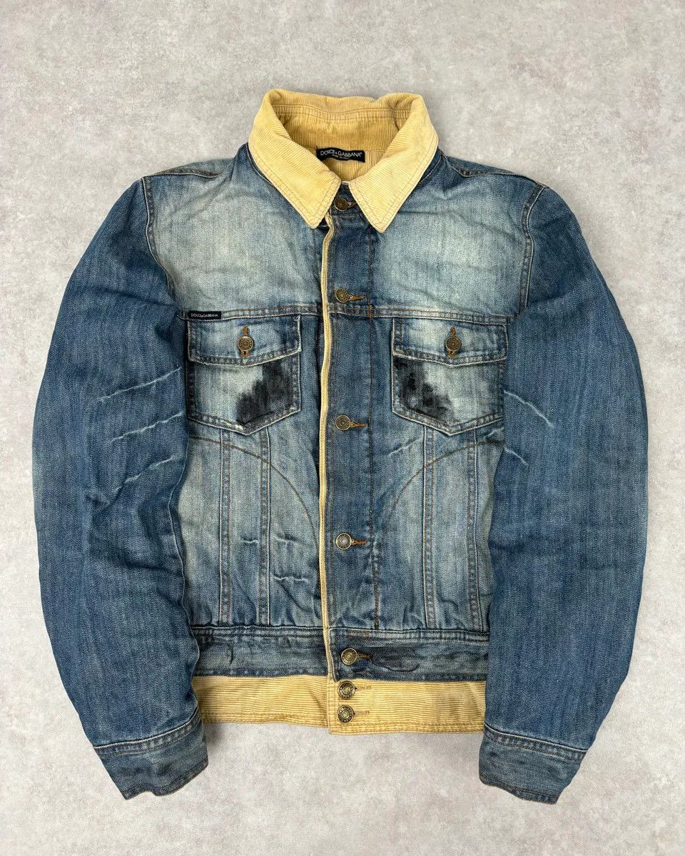 Dolce & Gabbana AW2005 Dolce & Gabbana Layered Blue Denim Jacket Size US M / EU 48-50 / 2 - 1 Thumbnail