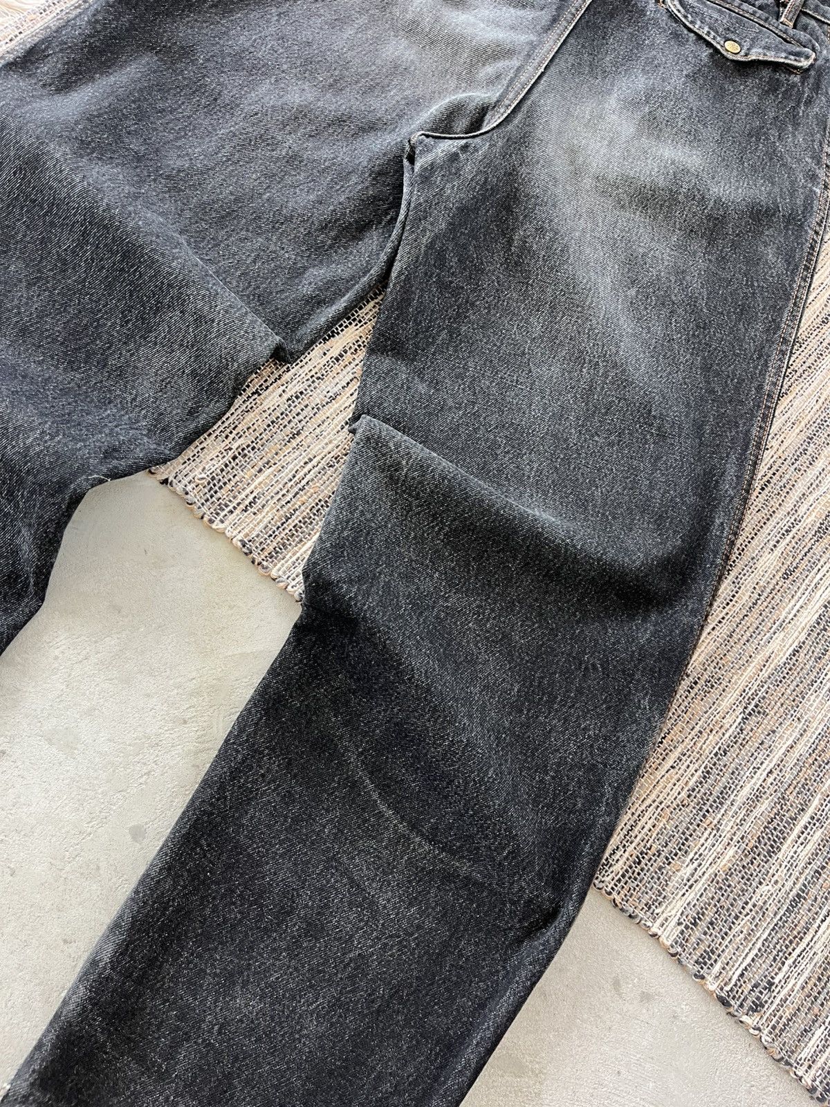 Cowboy Equipment Vintage Cowboy Denim Jeans Black Grey Marlboro Pants Y2K Size US 32 / EU 48 - 15 Thumbnail
