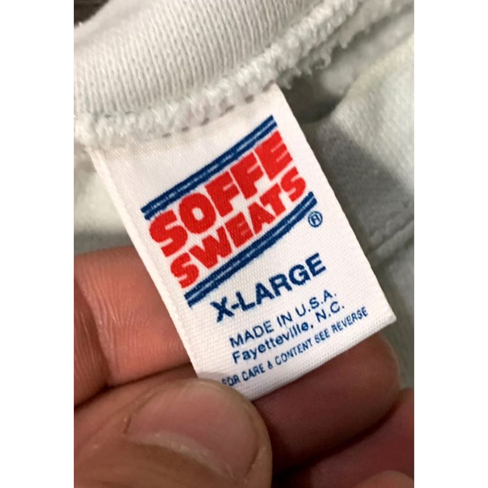 Vintage VINTAGE Soffe Sweats Marines Sweatshirt Adult XL White 90s Made USA Size US XL / EU 56 / 4 - 2 Thumbnail