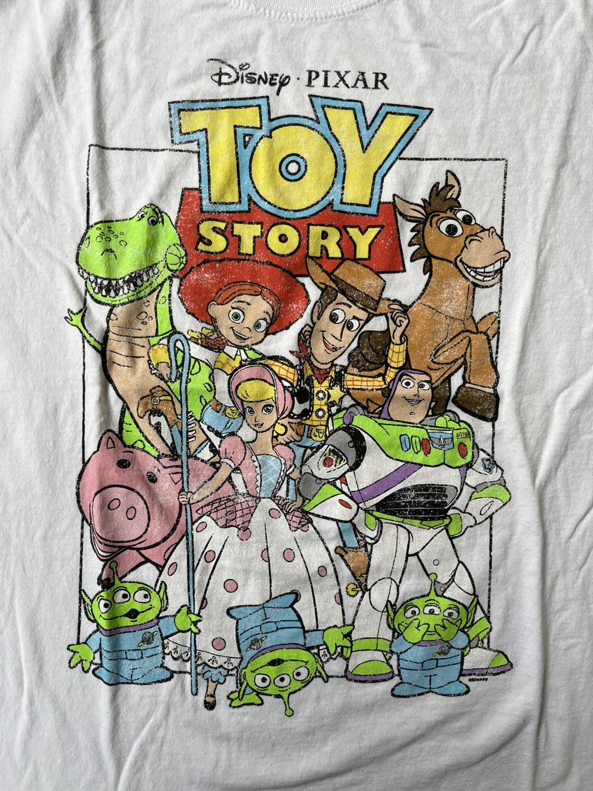 Disney × Fruit Of The Loom × Vintage Rare Vintage Toy Story Disney Pixar White Tee Size US L / EU 52-54 / 3 - 5 Thumbnail