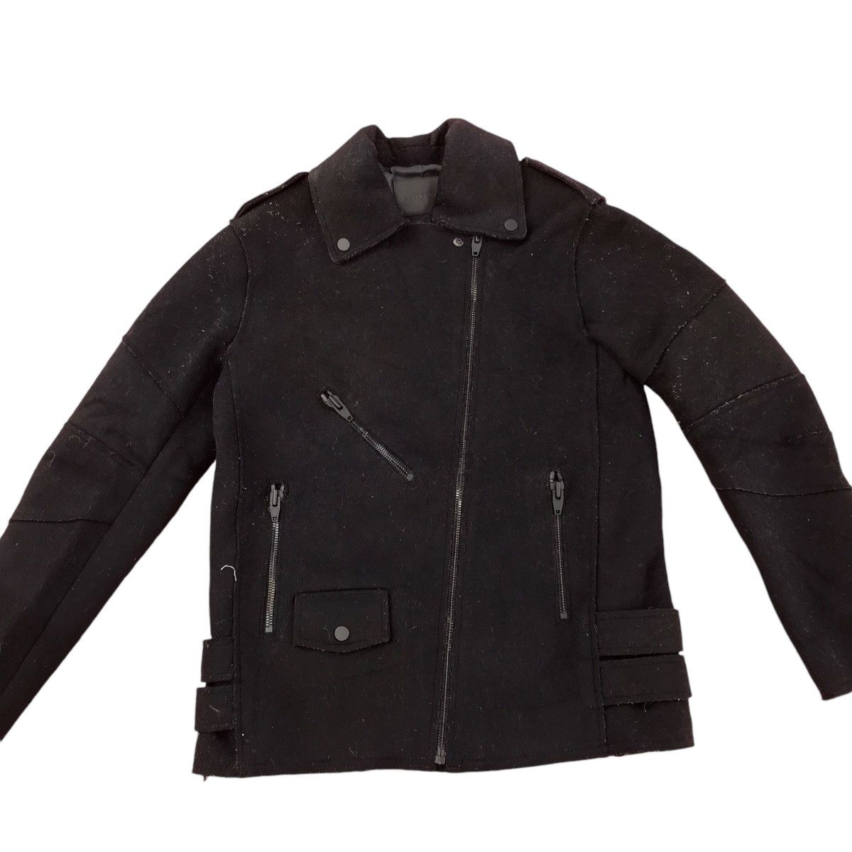 Alexander Wang ALEXANDER COLLAB H&M BIKER STYLE WOOL JACKET Size US S / EU 44-46 / 1 - 2 Thumbnail