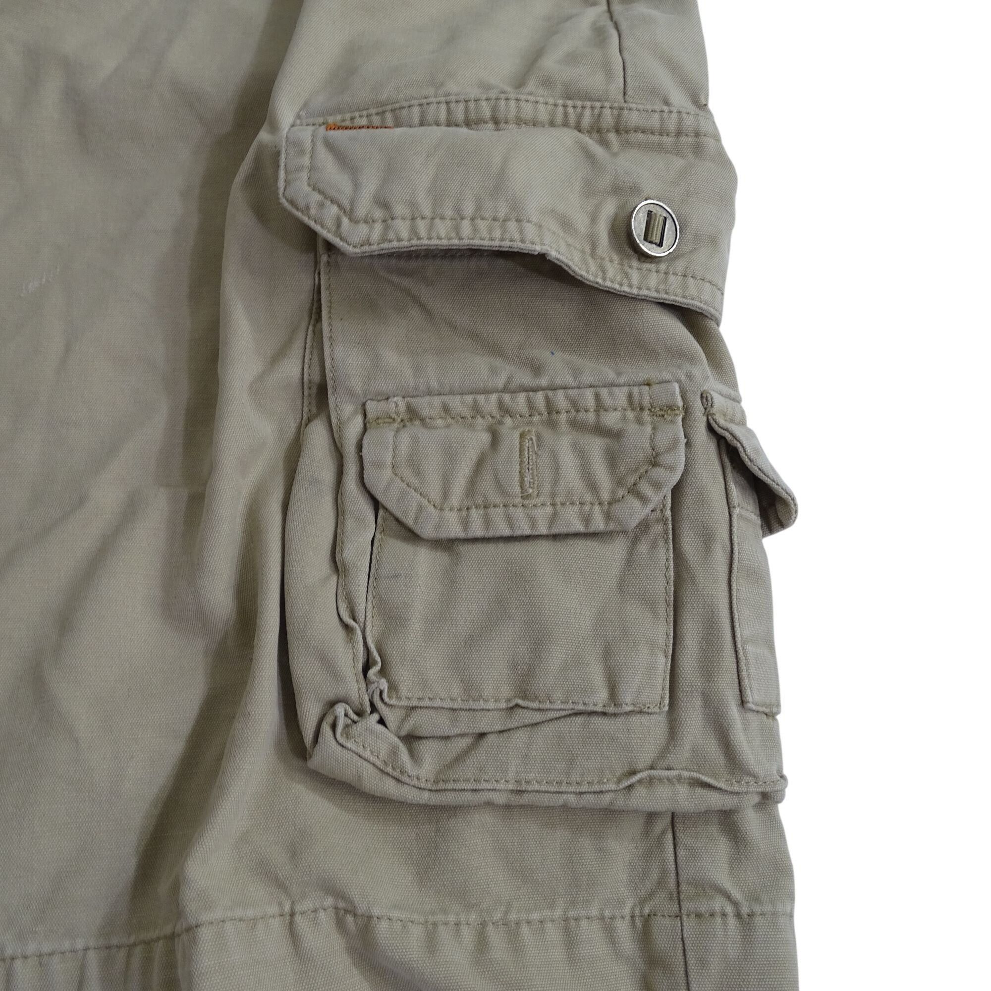 Point Zero Point Zero Cargo Shorts Men Size 38 Khaki Tan Broken-in Size US 38 / EU 54 - 2 Thumbnail