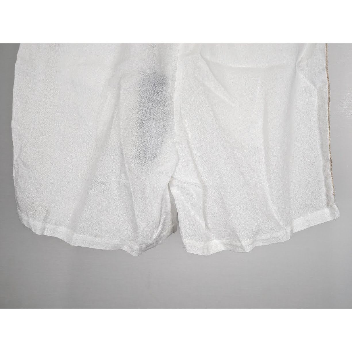 Palm Angels o1rshd1 PA Monogram Track Short in Off White/Black Size US 32 / EU 48 - 15 Thumbnail