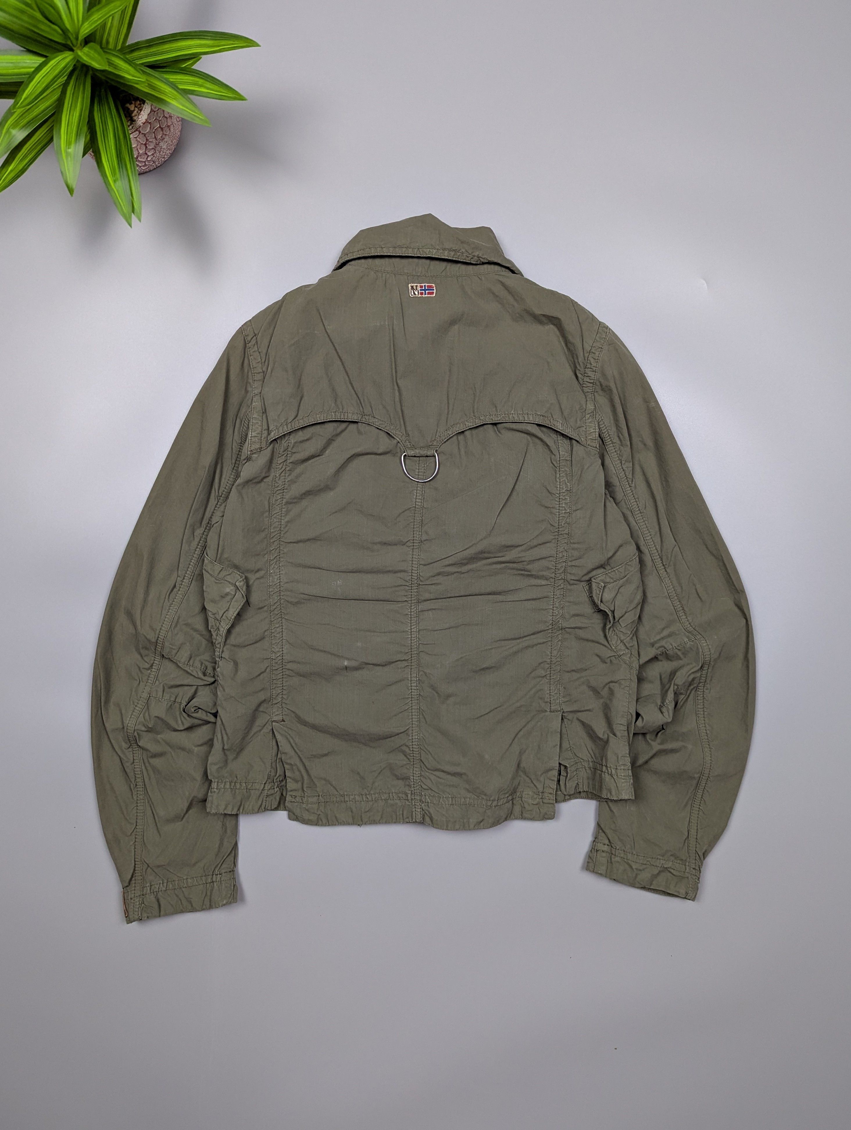 Napapijri Napapijri Vintage Military Utility Jacket Olive Women’s M Size M / US 6-8 / IT 42-44 - 10 Thumbnail