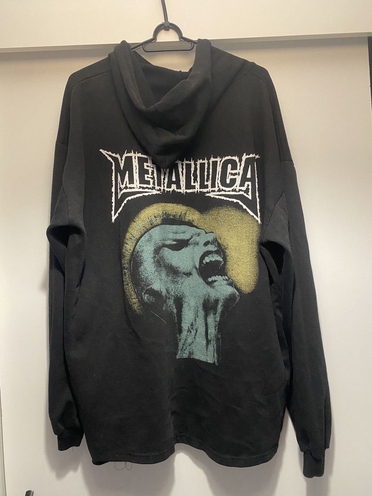 Metallica Vintage metallica ultra rare st anger two sided hoodie 00s Size US XL / EU 56 / 4 - 3 Thumbnail