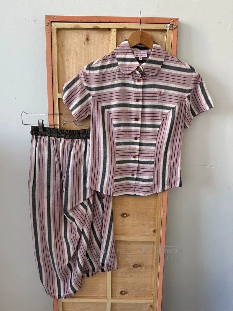 Vivienne Westwood Vivienne Westwood Set Shirt + Asymmetric Skirt Size M / US 6-8 / IT 42-44 - 9 Thumbnail