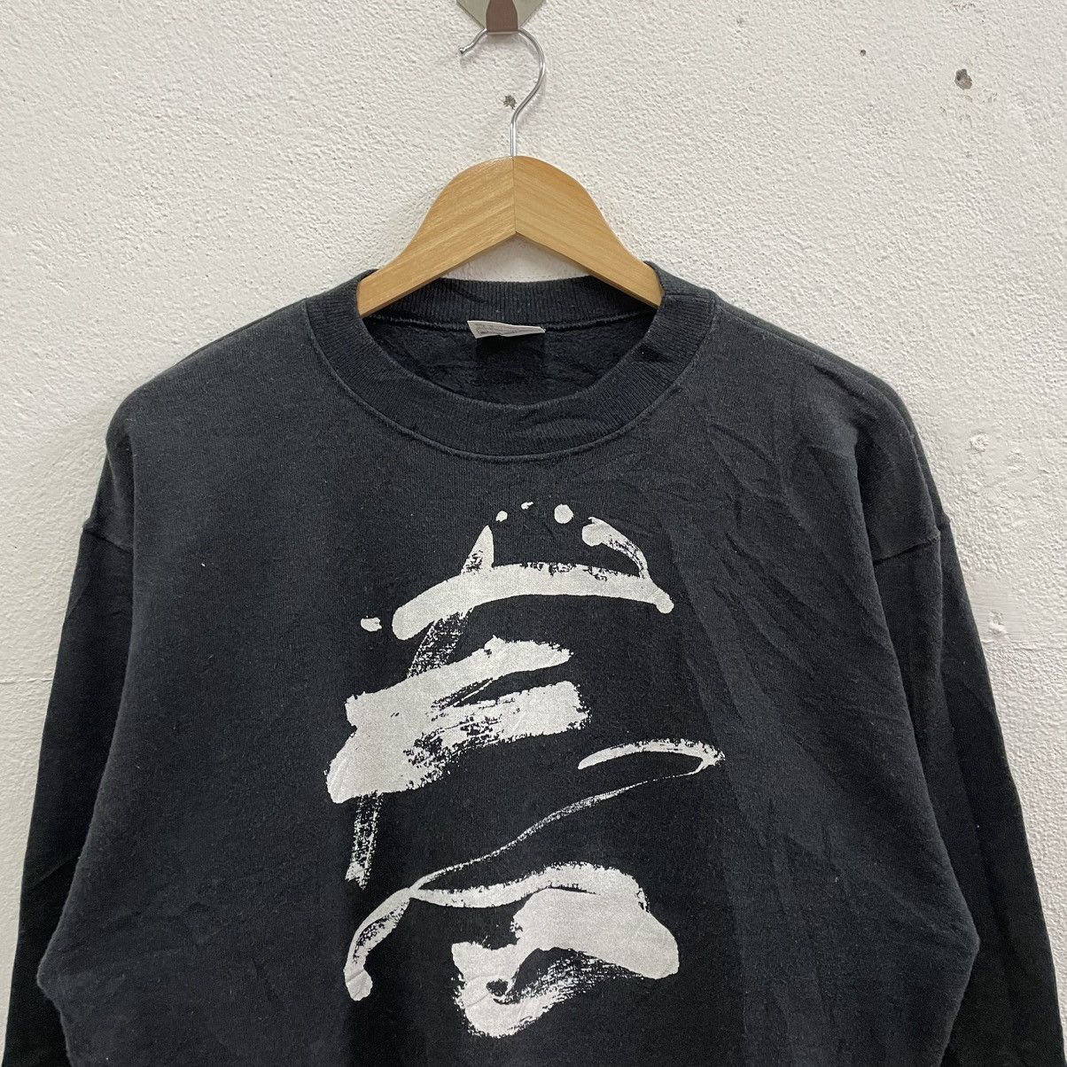 Hanes × Vintage 🔥Vintage 80s Hanes Painting Art Mandarin Word Sweatshirts Size US M / EU 48-50 / 2 - 4 Thumbnail