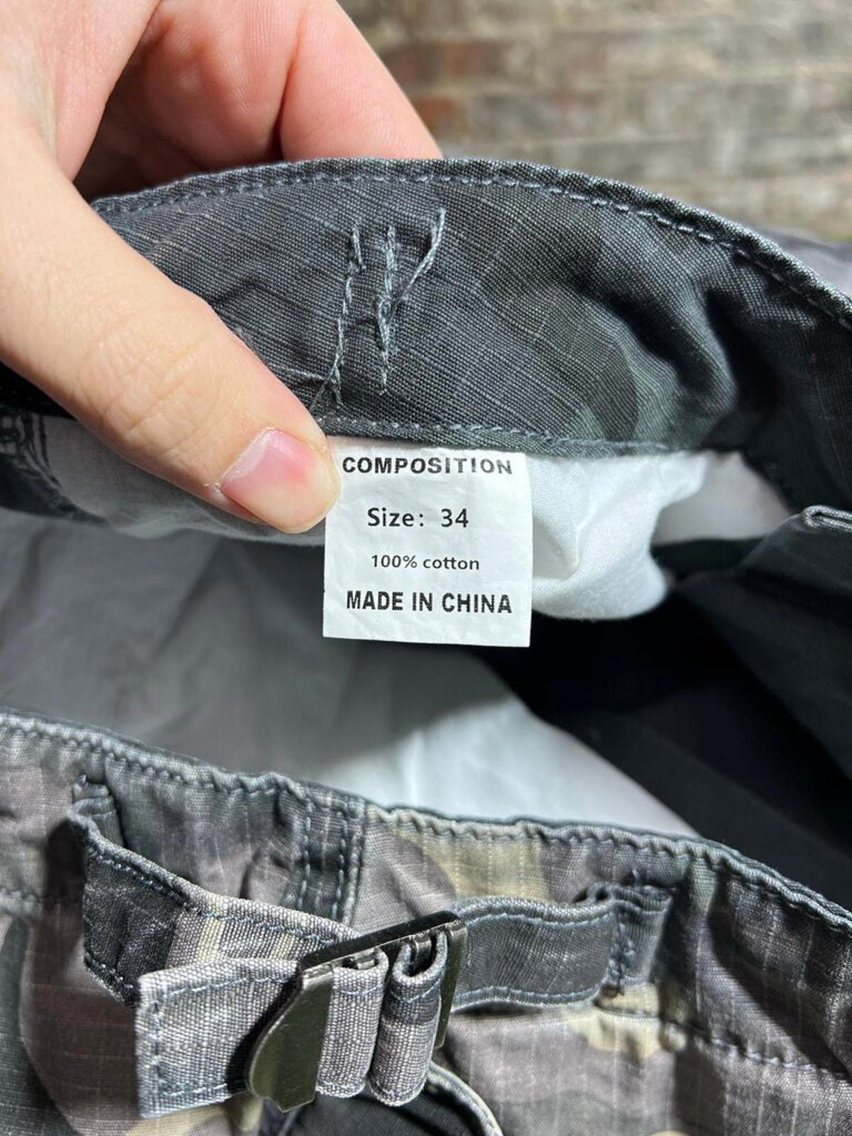 Vale Vale State Black Camo Cargo Pants Sz. 34 Size ONE SIZE - 3 Thumbnail