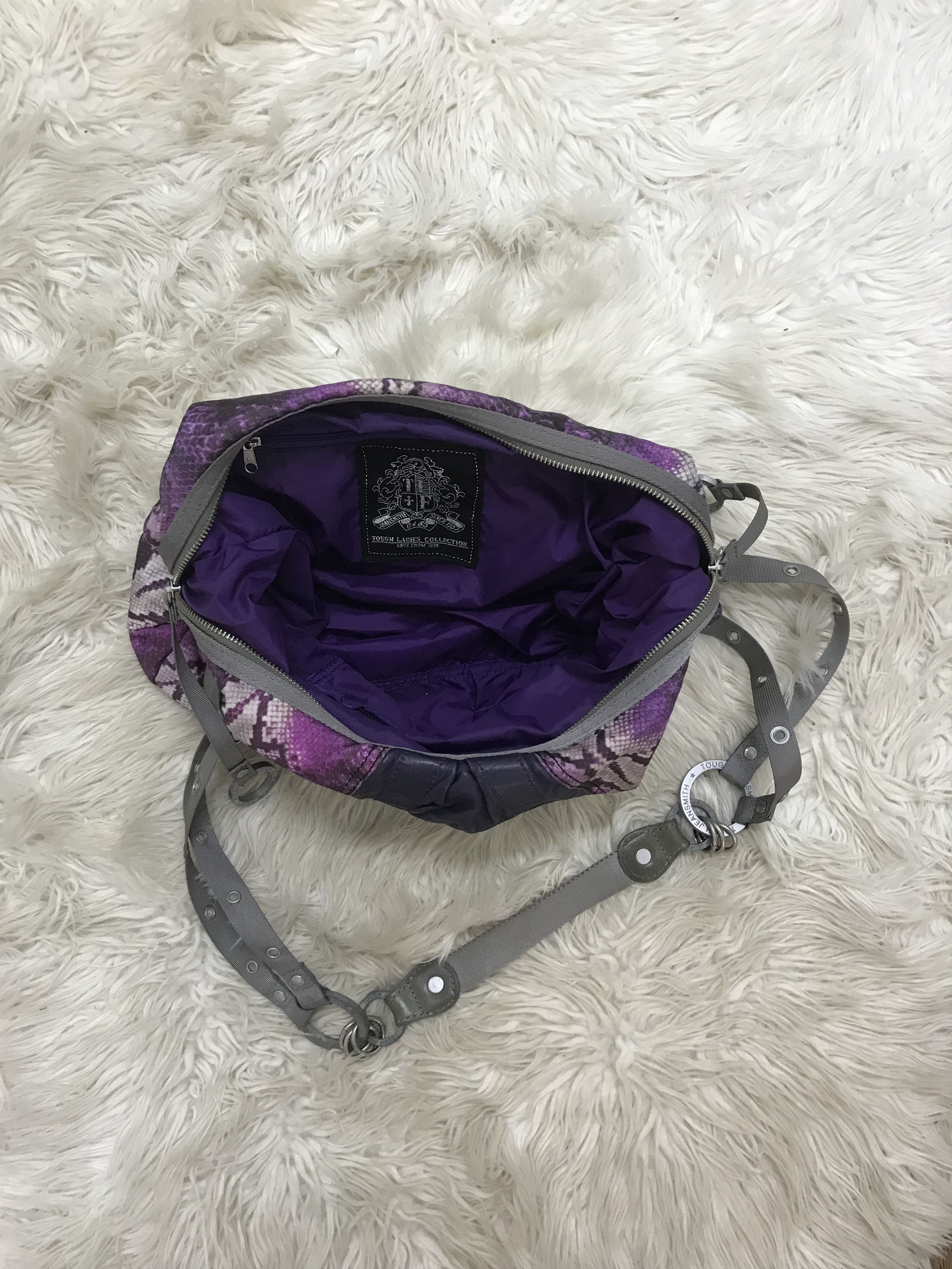Hysteric Glamour Vintage Touch Jean Smith Ladies Shakeskin Half leather Bag Size ONE SIZE - 11 Thumbnail