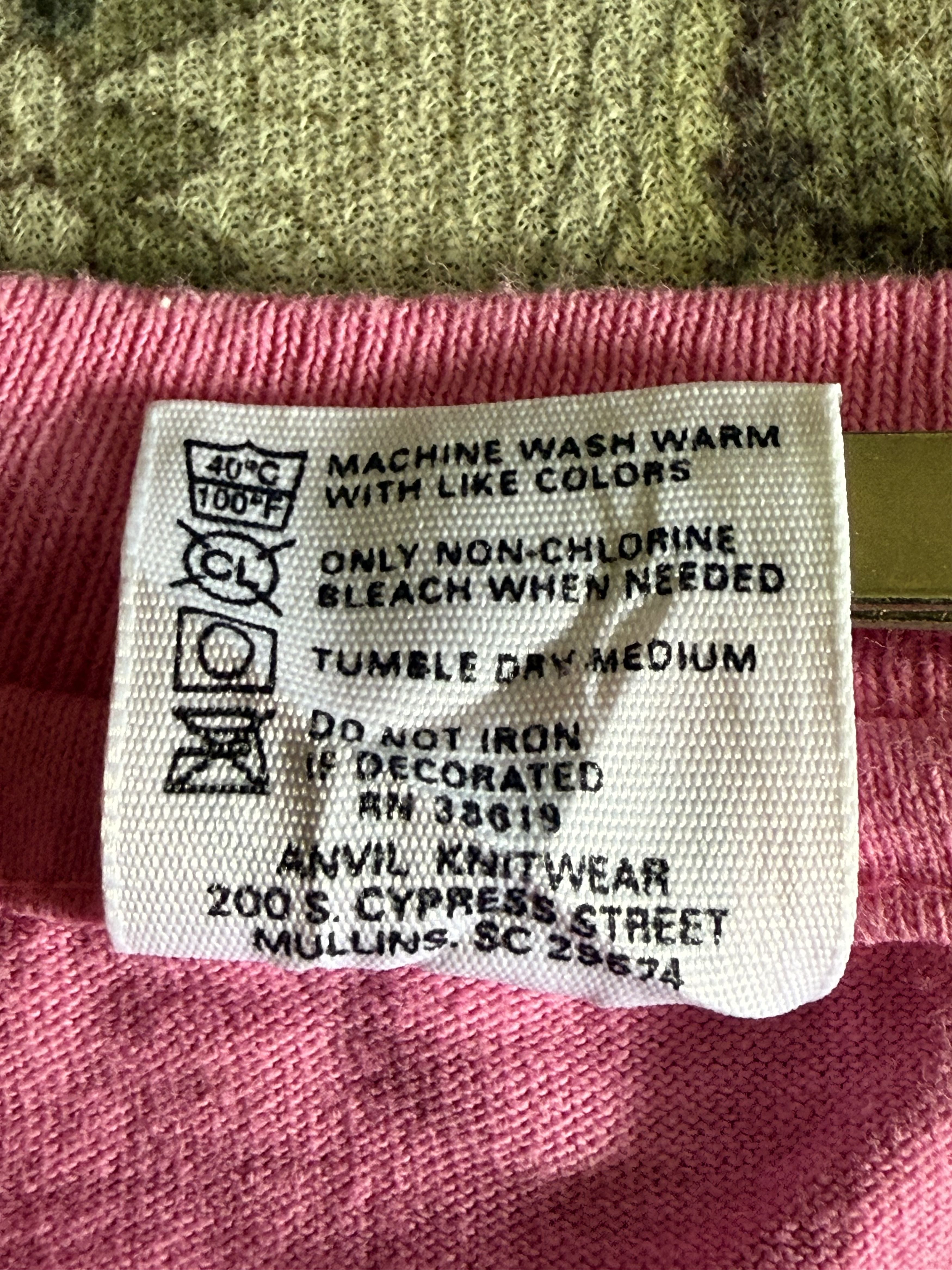 Anvil Vintage Las Vegas Embroidered Tee Anvil USA 2X Pink Size US XXL / EU 58 / 5 - 7 Thumbnail