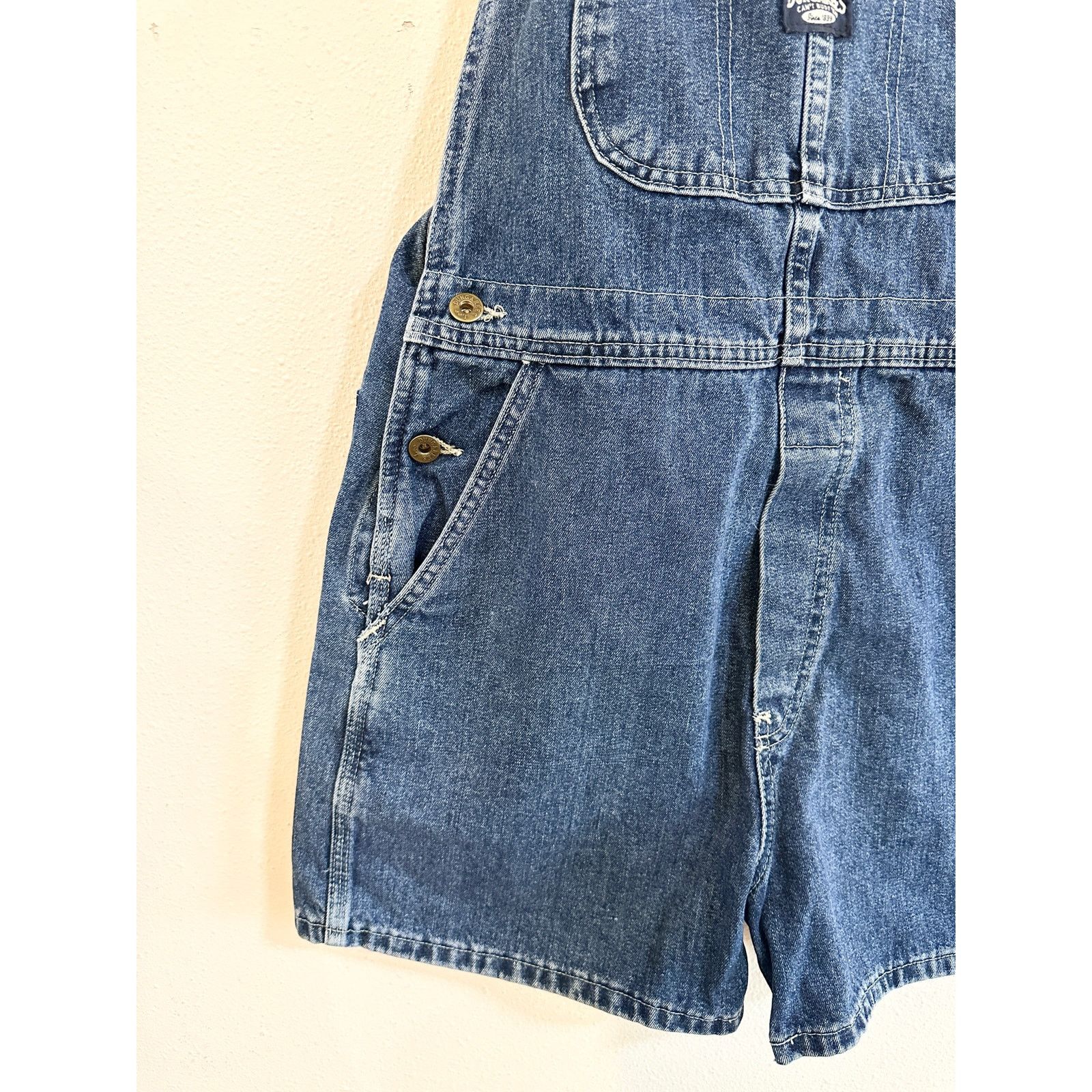 Lee Vintage 90's Lee Dungarees Shortalls Women's Medium Size 30" / US 8 / IT 44 - 10 Thumbnail