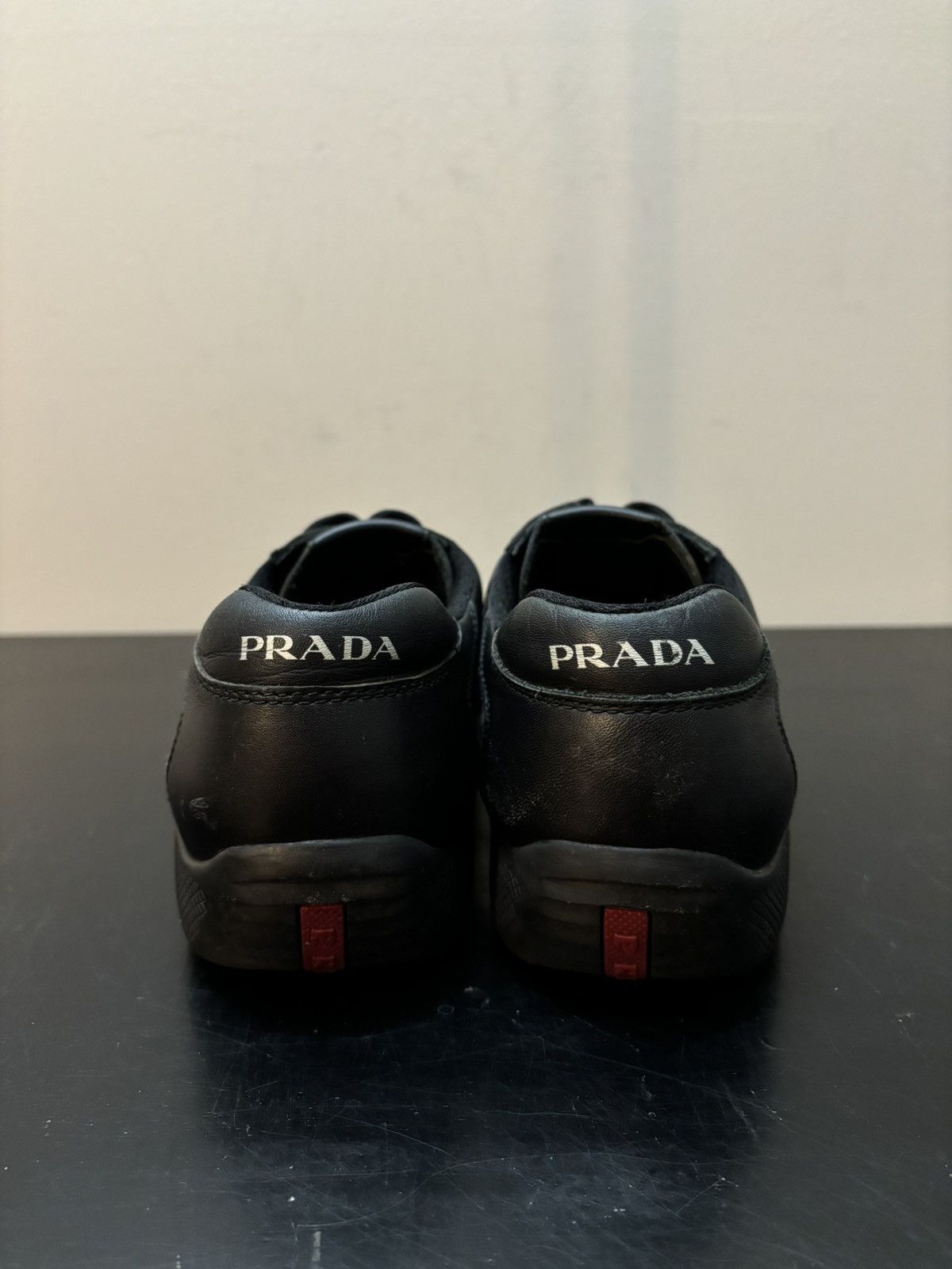 Prada Prada America’s Cup Retro Leather Eagle Black Size US 8.5 / EU 41-42 - 5 Thumbnail