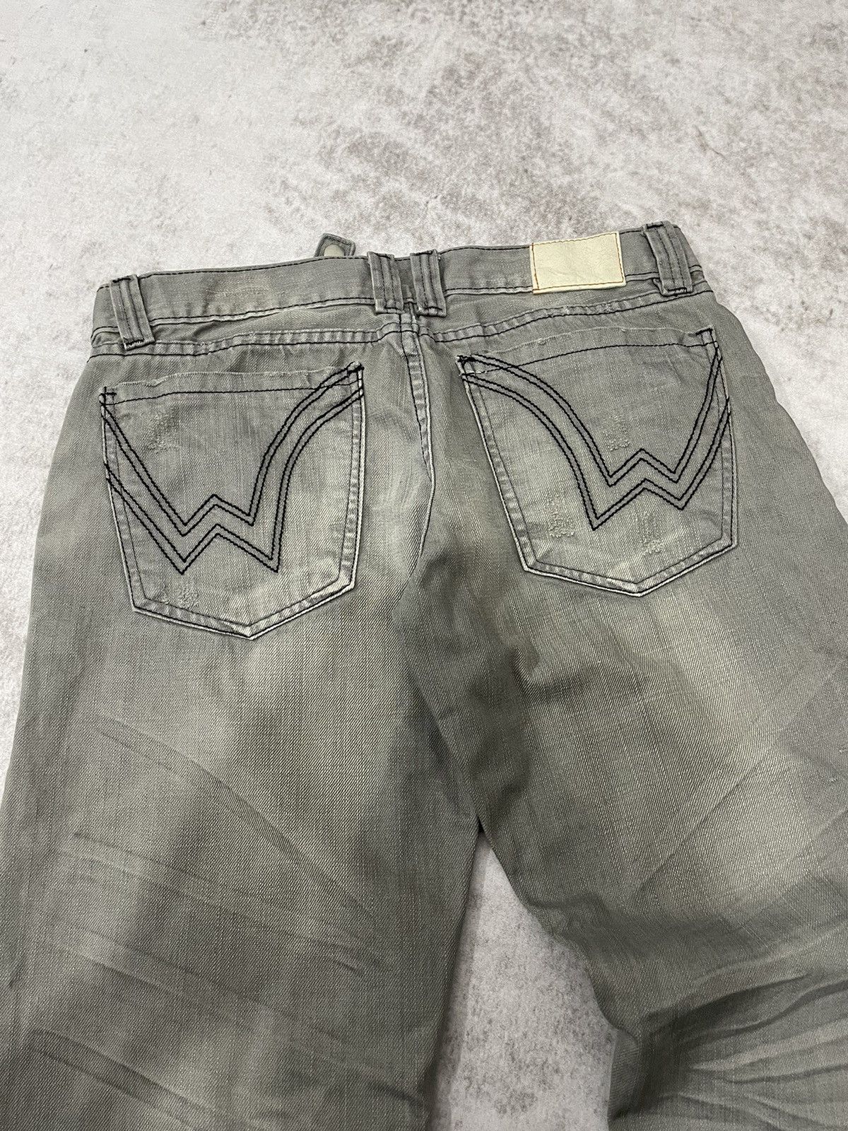 Hysteric Glamour 2000s whitefox japan baggy smoke denim y2k style Size US 31 - 6 Thumbnail