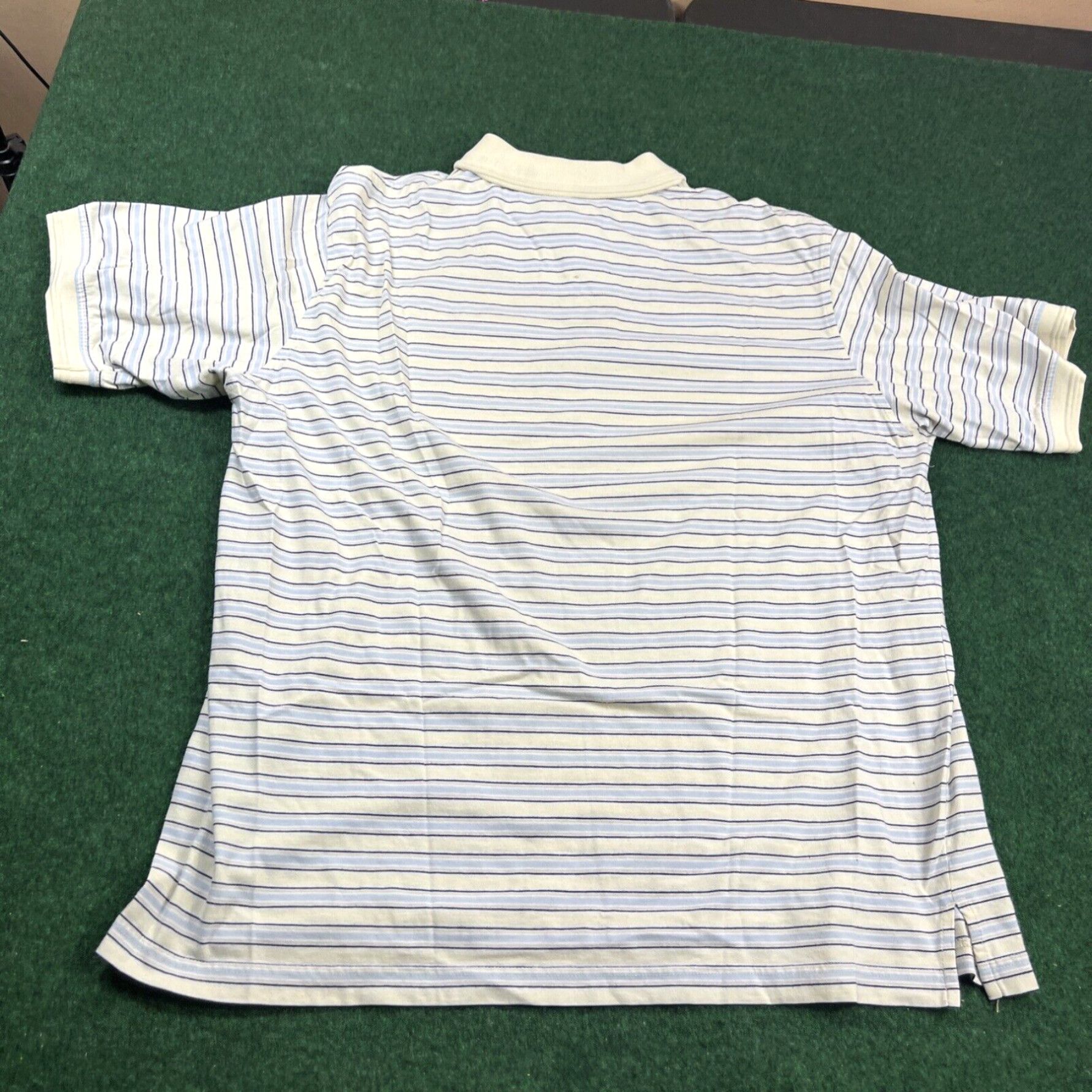 Vintage Vintage 90’s Windham Pointe Men's Golf Polo Shirt Size XL Striped Yellow Blue Size US XL / EU 56 / 4 - 8 Thumbnail