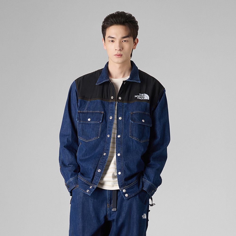 The North Face Urban Exploration CORDURA Sumit Navy DENIM JACKET Size US M / EU 48-50 / 2 - 4 Thumbnail