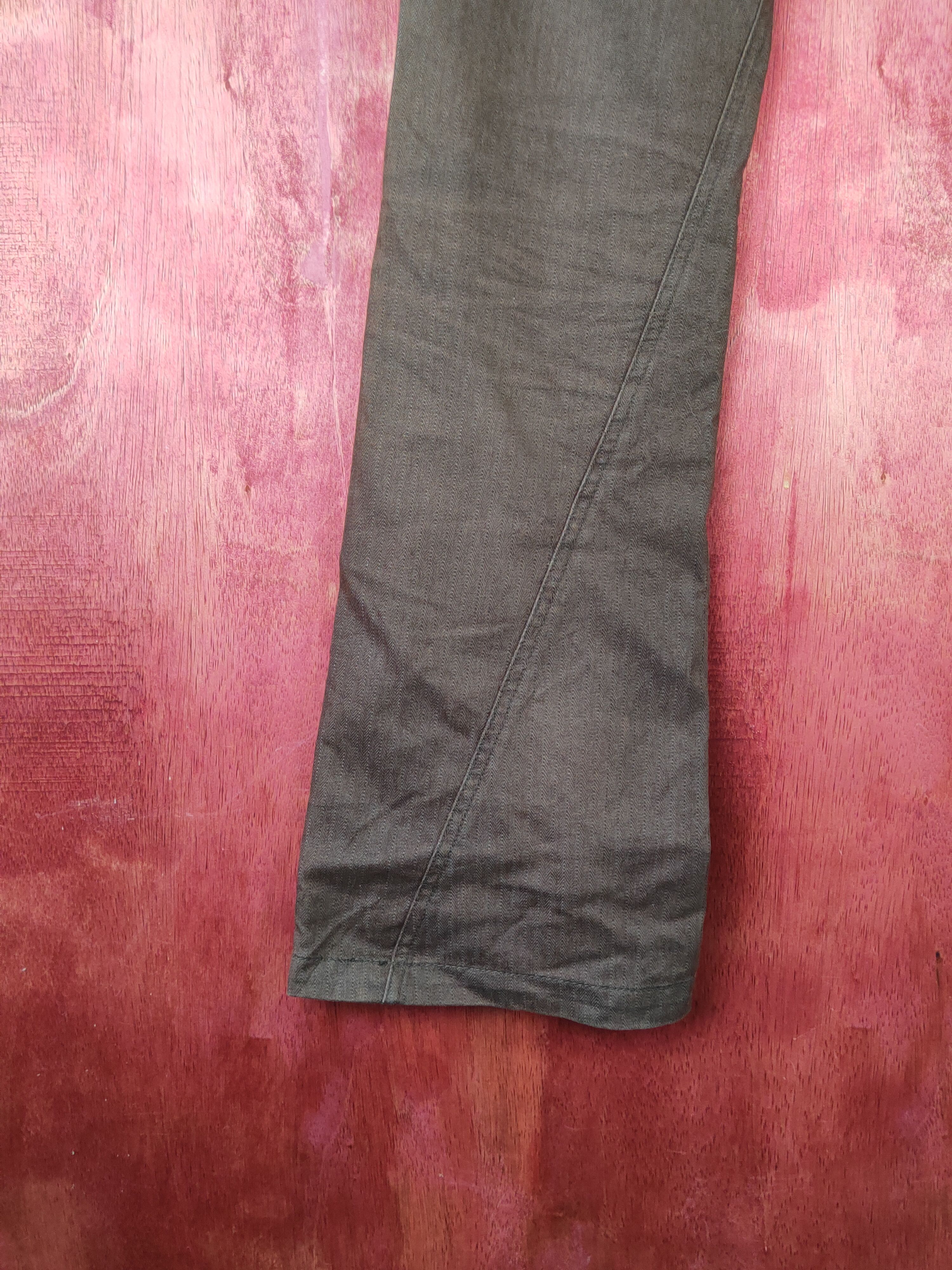 Japanese Brand Michel Klein Homme Dark Brown Multipocket Jeans #S2257 Size 28" / US 6 / IT 42 - 9 Thumbnail
