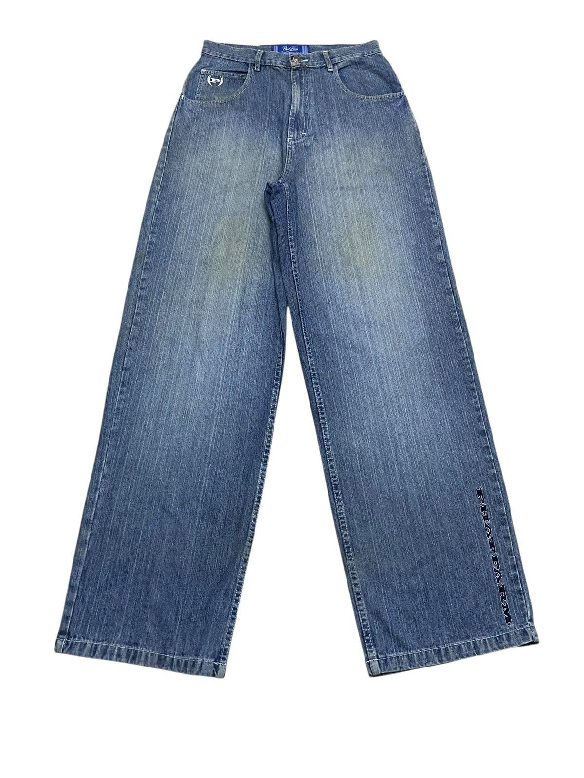 Phat Farm Rare Design Vintage Brand HipHop Phat Farm Baggy Jeans 1990s Size US 30 / EU 46 - 1 Thumbnail