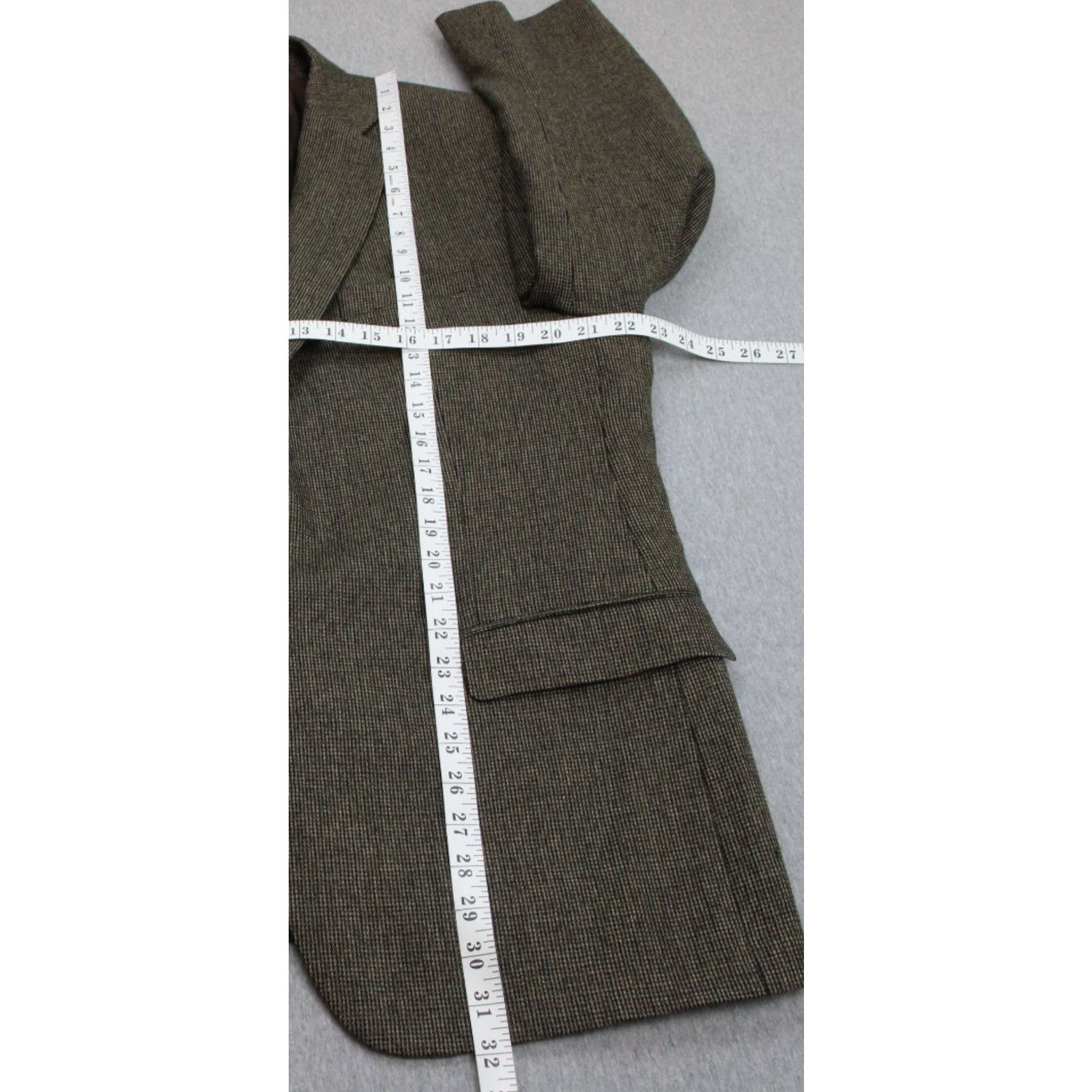 Ralph Lauren Lauren Ralph Lauren Blazer Men's 44R Houndstooth 100% Wool Size 44R - 8 Thumbnail