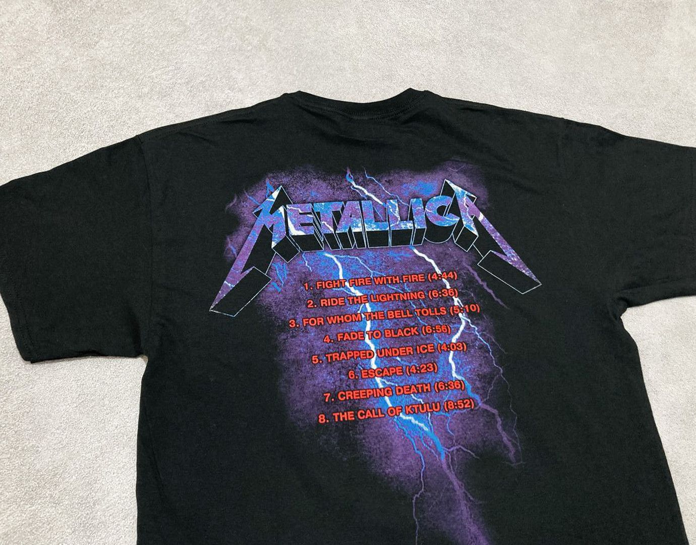 Metallica T-shirt Metallica - Ride the Lightning Size US L / EU 52-54 / 3 - 6 Thumbnail
