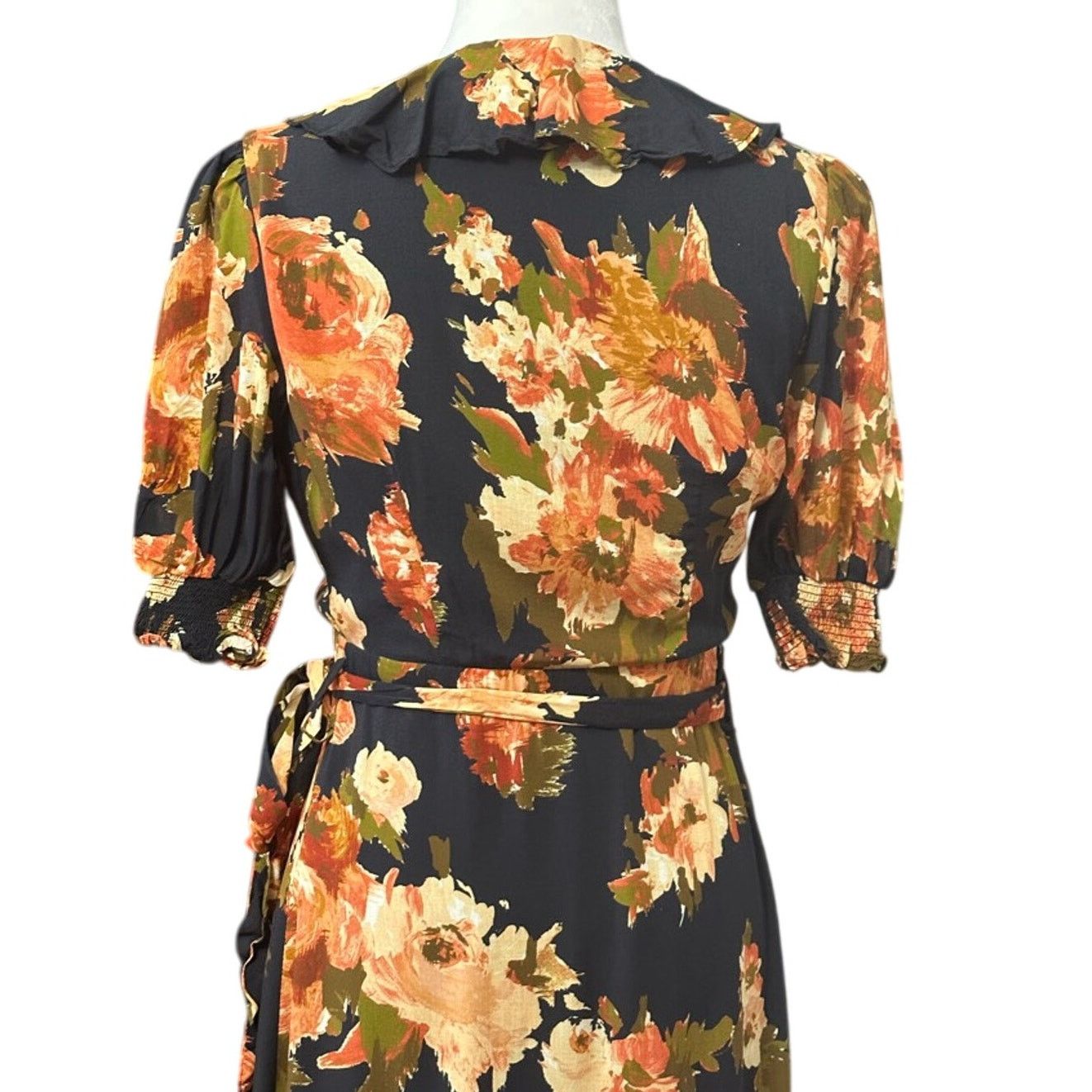 Other BTFL-Life Wrap Dress Maxi Ruffle Hem Floral Print Women’s XS Size XS / US 0-2 / IT 36-38 - 6 Thumbnail