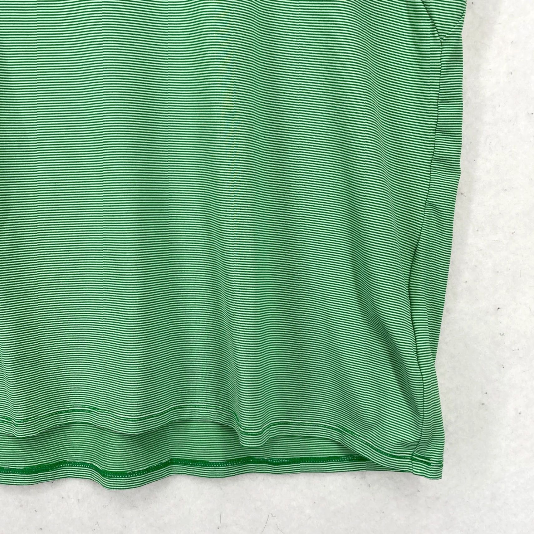 KJUS Kjus Soren Polo Shirt Mens 2XL Green Striped Short Sleeve UPF 50+ Golf Preppy Shirt Size US XXL / EU 58 / 5 - 3 Thumbnail