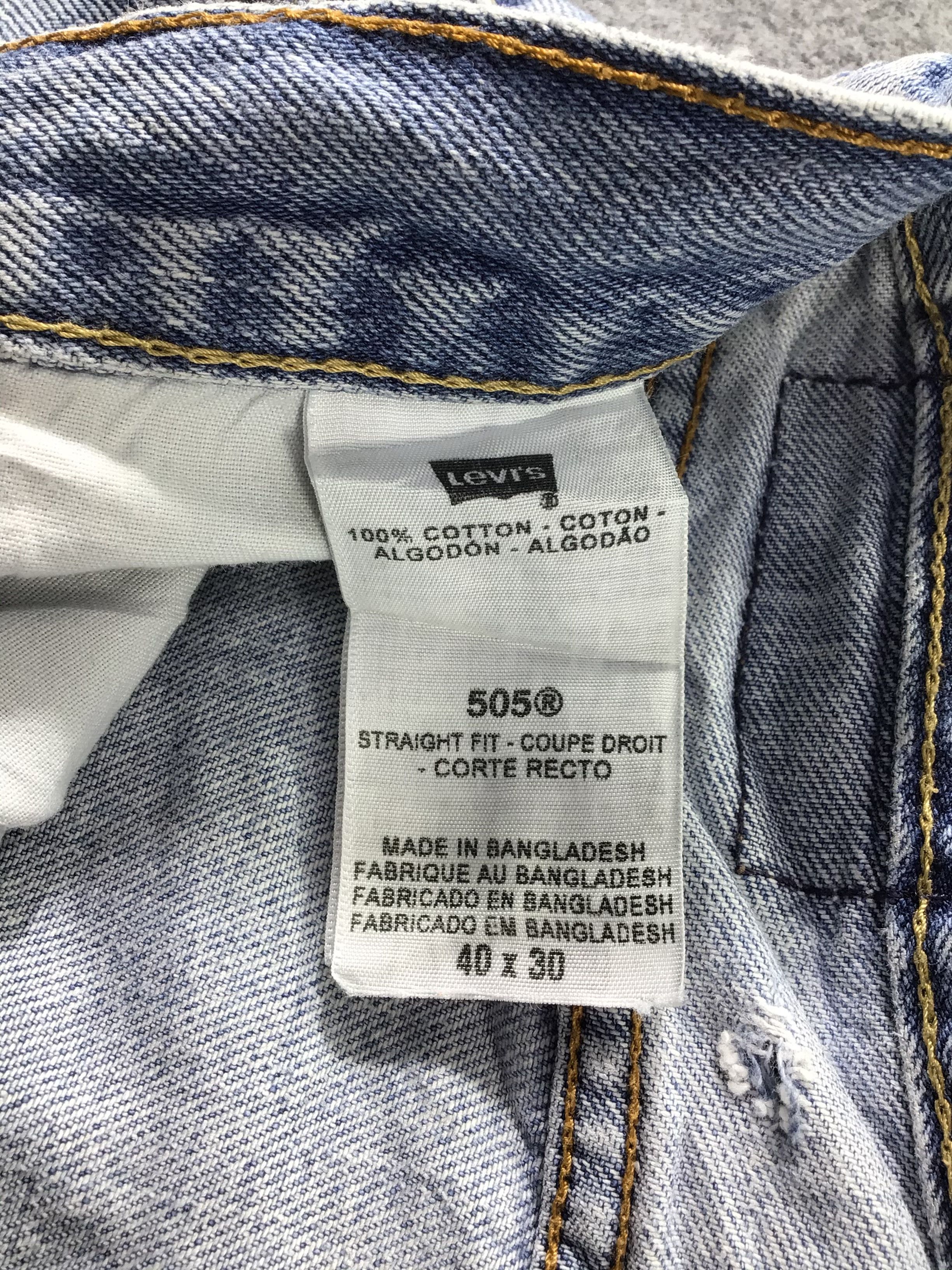Levi's Vintage Levis 505 Jeans-J448 Size US 40 / EU 56 - 9 Thumbnail