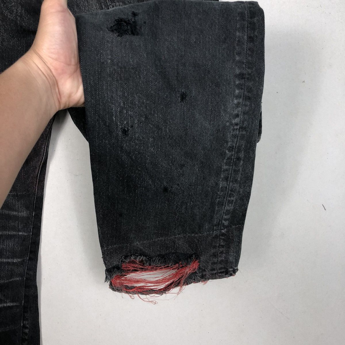 Mastermind Japan Mastermind Japan Paradise Damaged Washed Punk Jeans Size US 32 / EU 48 - 7 Thumbnail
