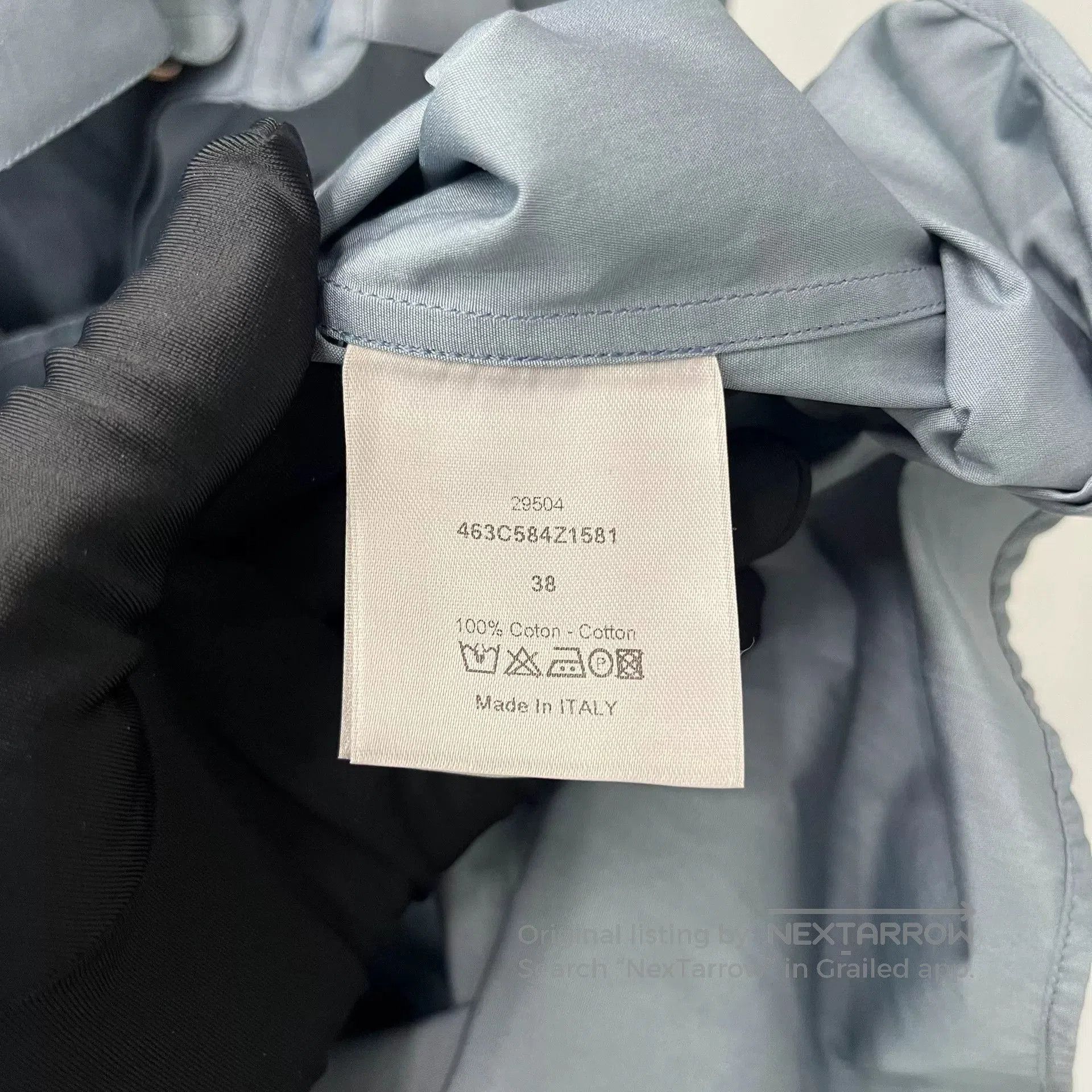 Dior Dior Men's Gray Casual Long Sleeve Shirt. Size US S / EU 44-46 / 1 - 4 Thumbnail
