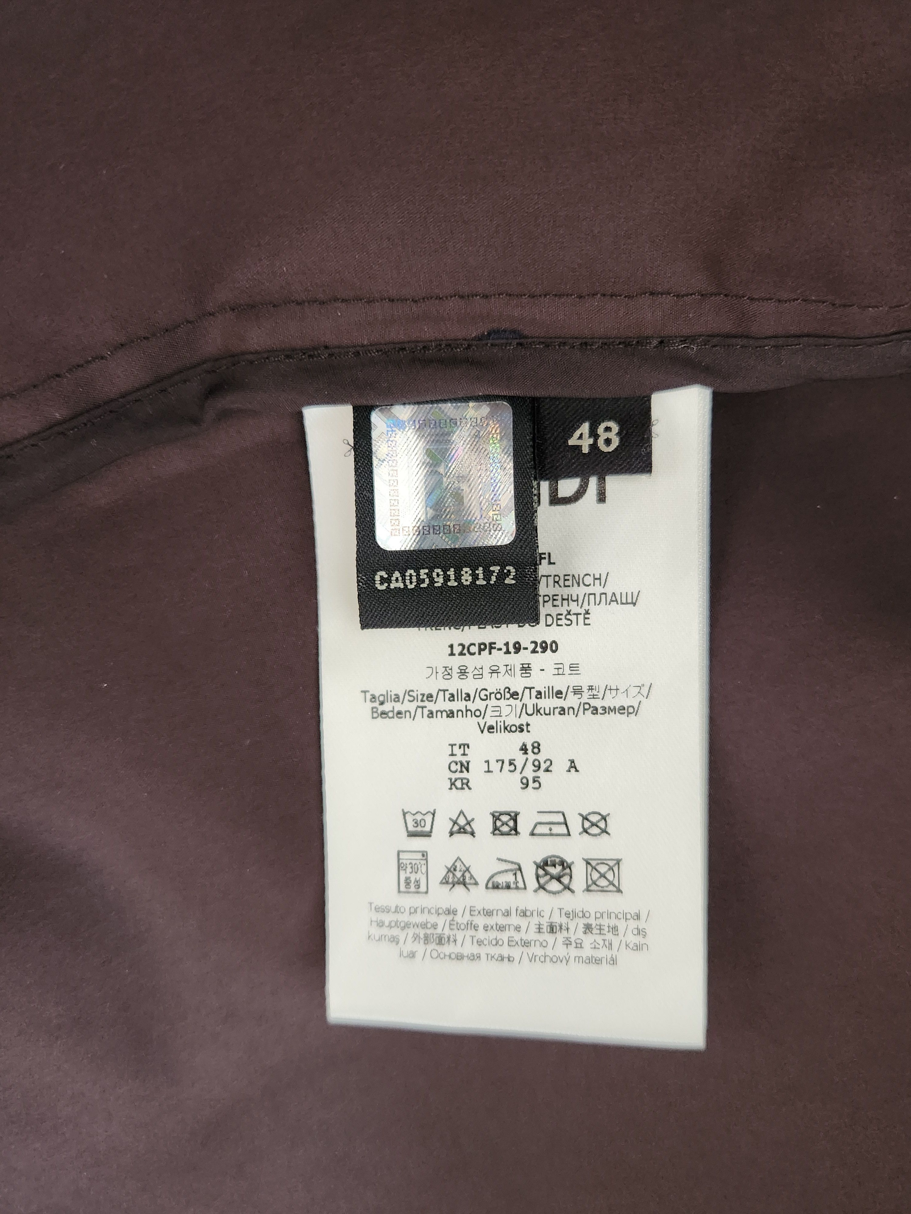 Fendi Fendi monster bug eye spray jacket dark blue and brown Size US M / EU 48-50 / 2 - 10 Thumbnail