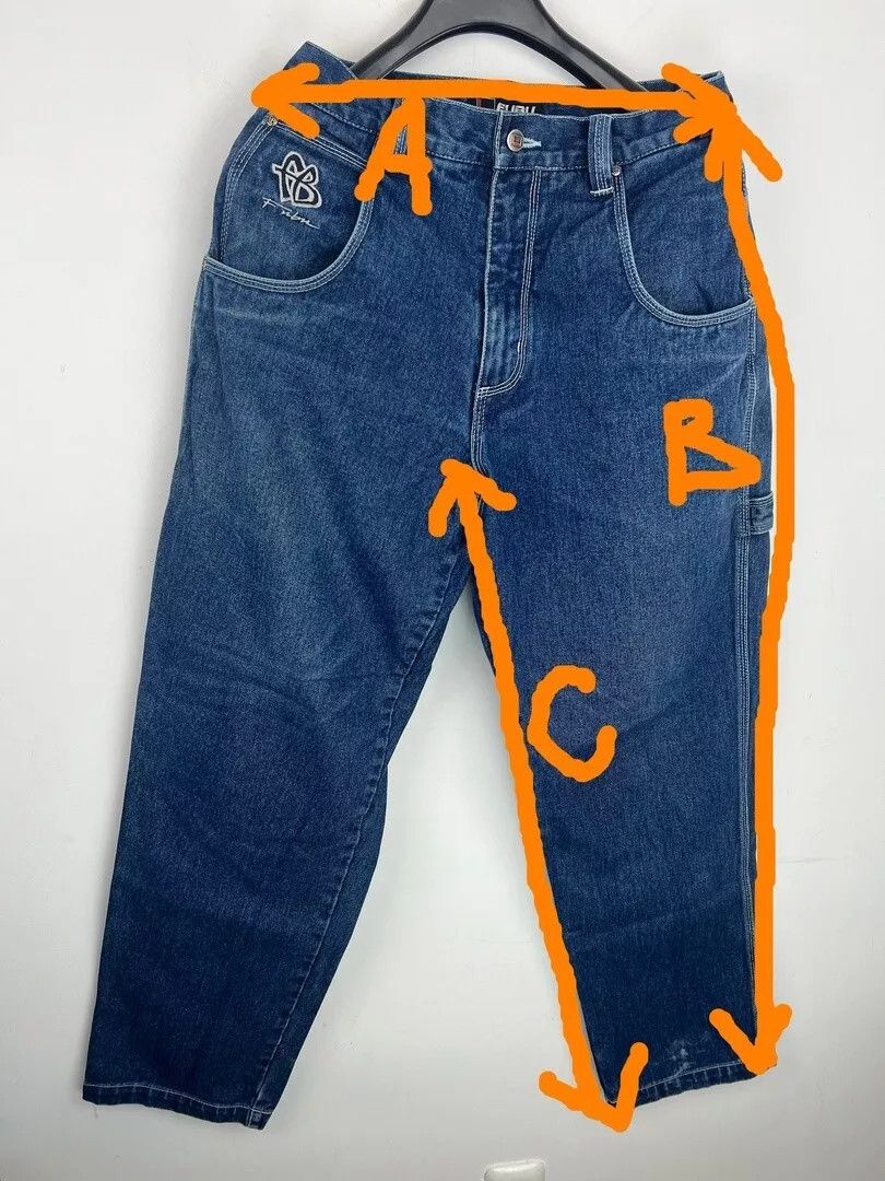 Fubu FUBU jeans, blue vintage baggy jeans 90s 32 Size US 32 / EU 48 - 2 Thumbnail