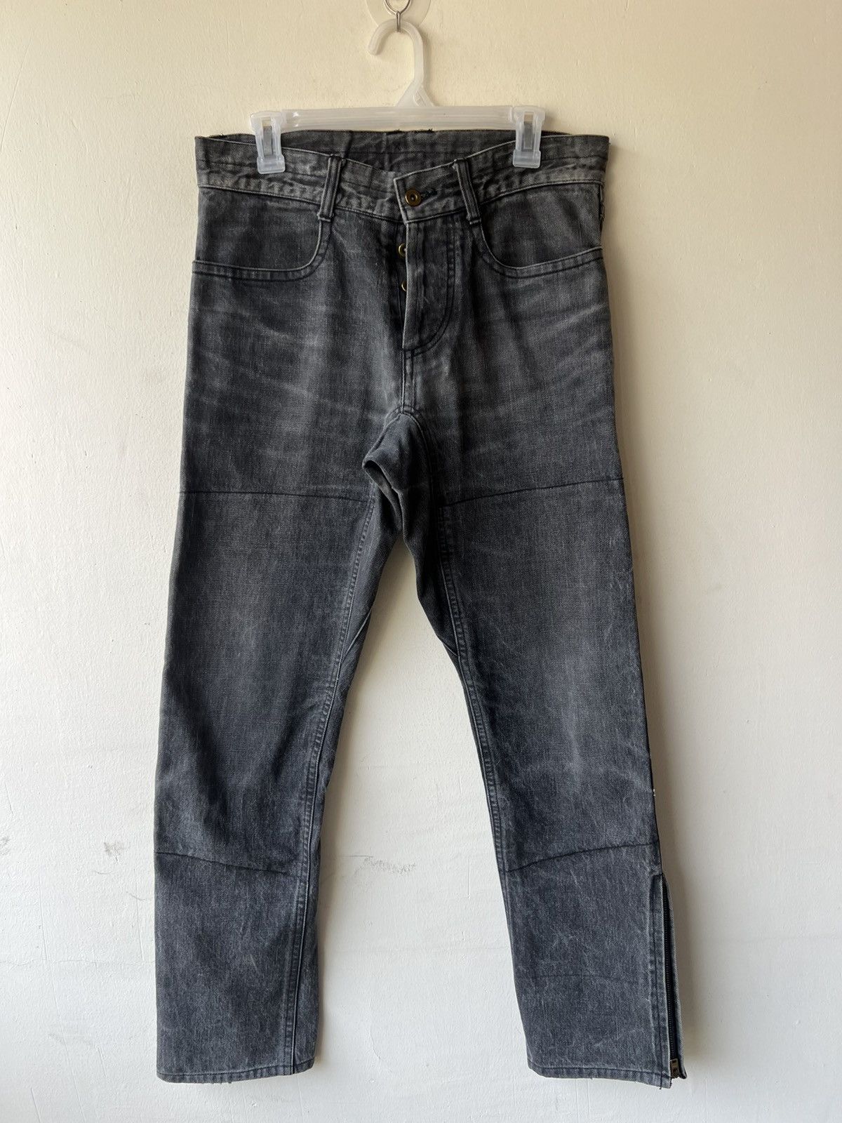 Shellac Analog Lighting Japan Fade Black Denim Selvedge Jeans Size US 31 - 2 Thumbnail