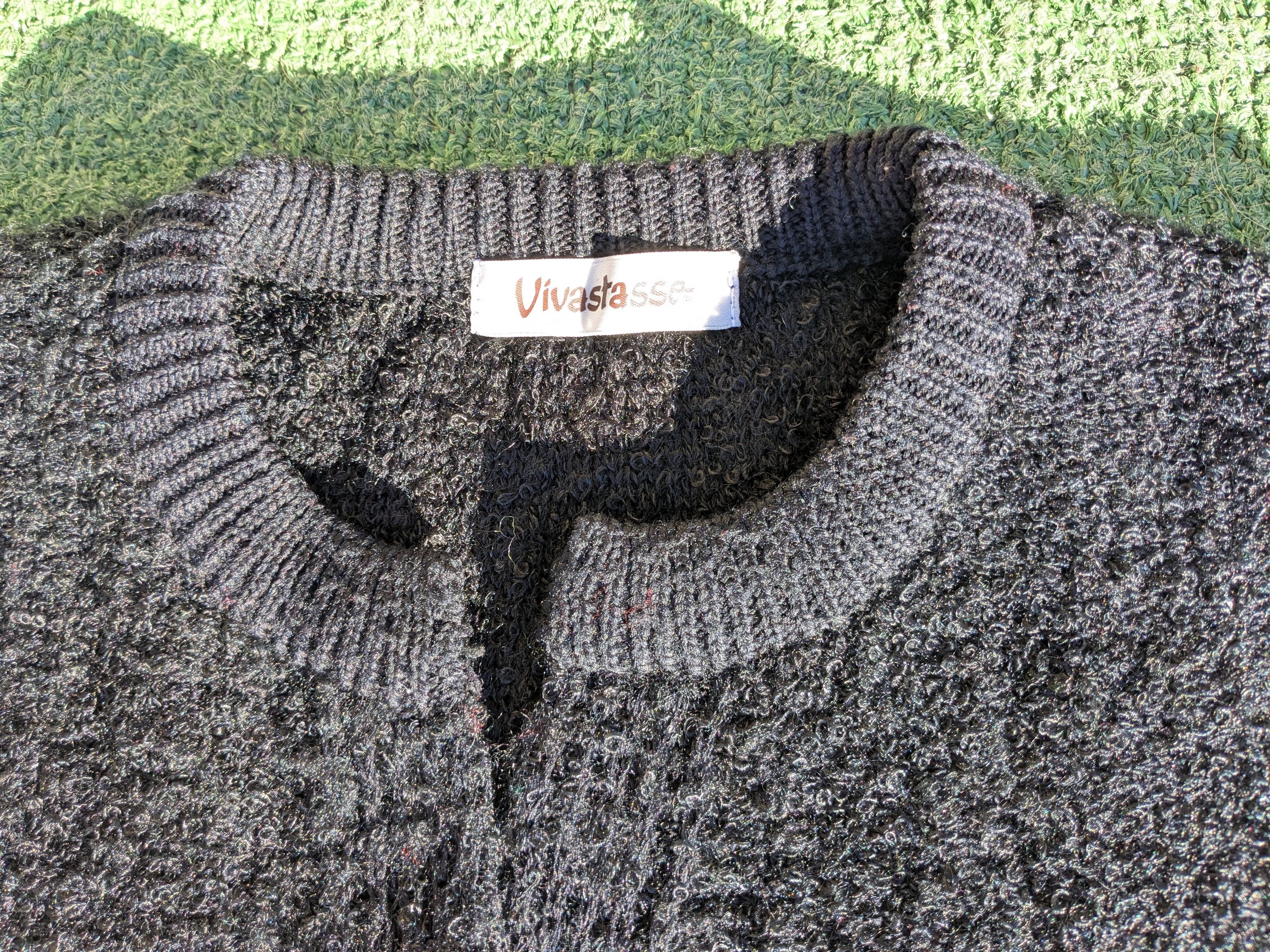 Other Vintage Japanese Onyx Vivastasse Petite Knit Sweater Vest Size M / US 6-8 / IT 42-44 - 7 Thumbnail