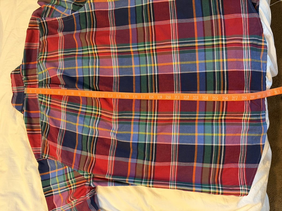 Polo Ralph Lauren Large Classic Fit Plaid Button Down Oxford Shirt Size US L / EU 52-54 / 3 - 10 Thumbnail
