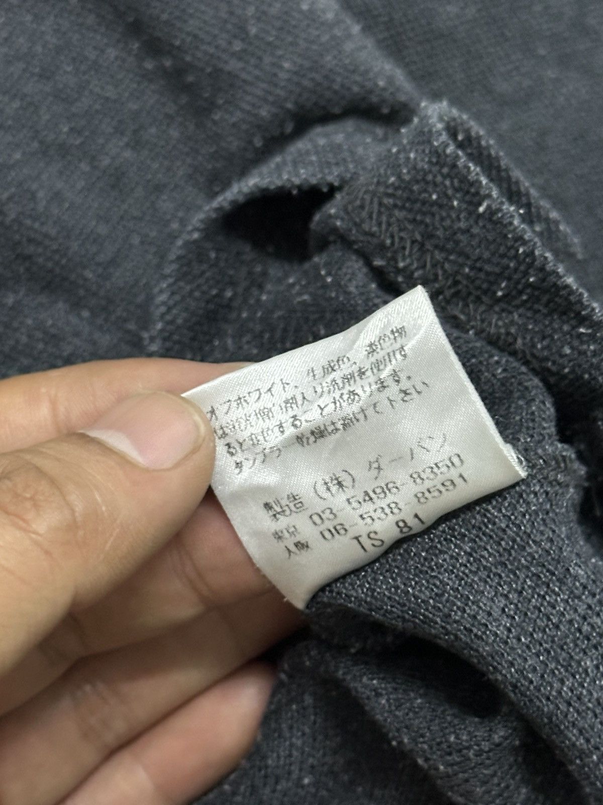 Yohji Yamamoto 1990 - Yohji Yamamoto All Against Risk A.A.R L/S Shirt Size US L / EU 52-54 / 3 - 13 Thumbnail