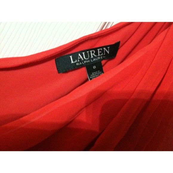 Ralph Lauren RALPH LAUREN WOMENS NEW 95%PLYSTR 5%ELASTANE DRESS SIZE:8 Size M / US 6-8 / IT 42-44 - 4 Thumbnail