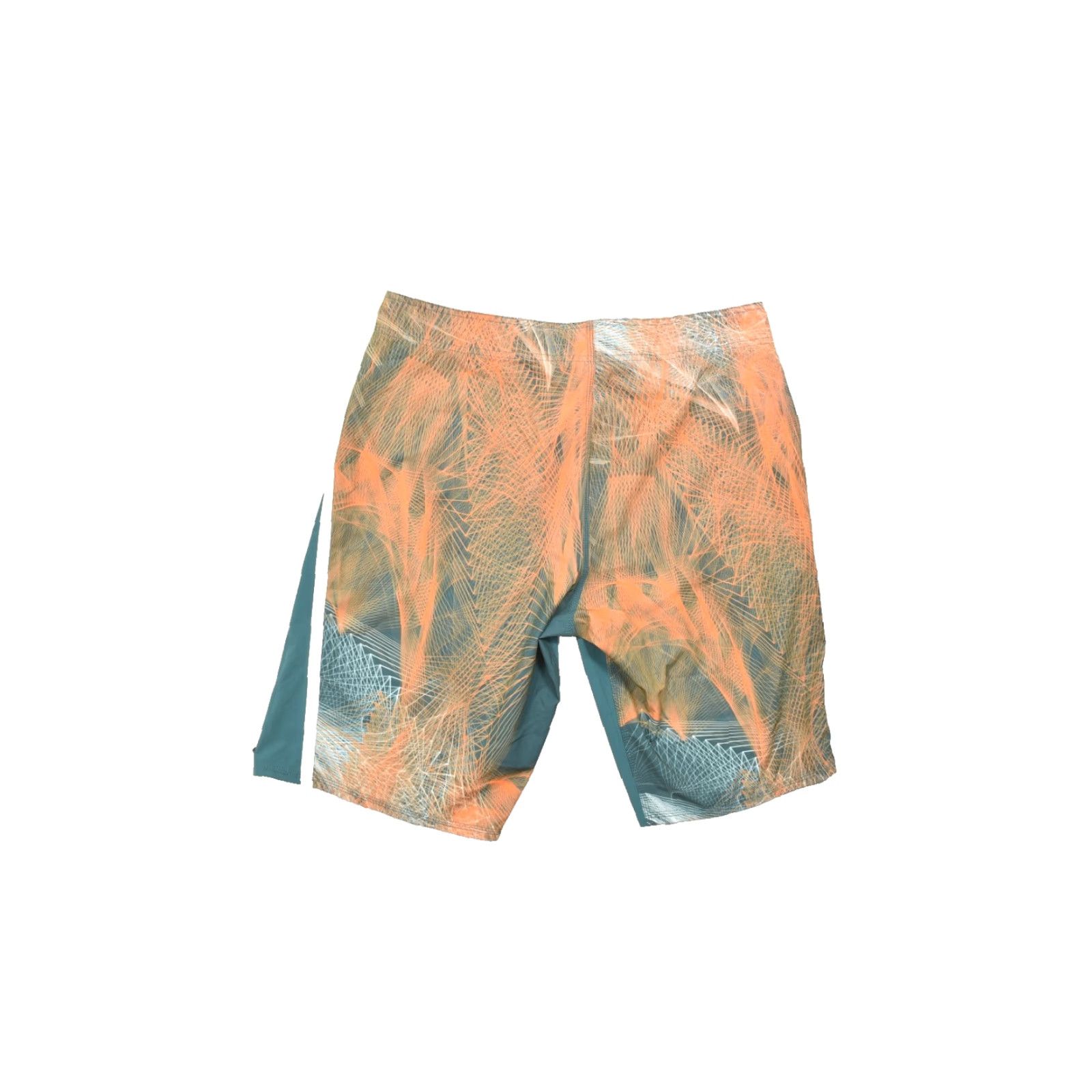 Oakley Oakley Mens Board Shorts 36 Regular Teal Orange Geometric Print Bermuda Swim Trunks Pockets Size US 36 / EU 52 - 2 Thumbnail