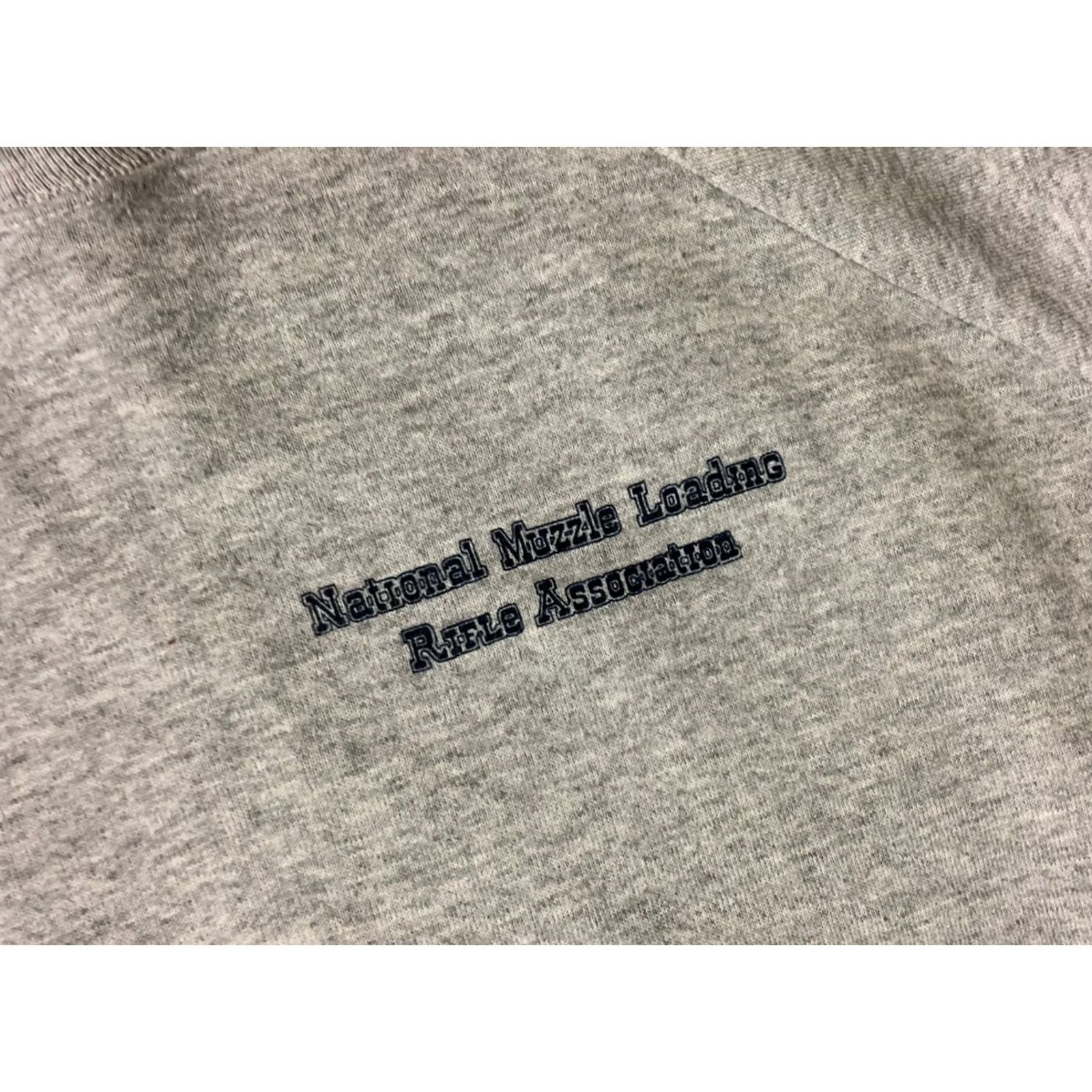Fruit Of The Loom VINTAGE 90s National Muzzle Loading Rifle Association Crewneck Sweatshirt Gray XL Mens Size US XL / EU 56 / 4 - 2 Thumbnail